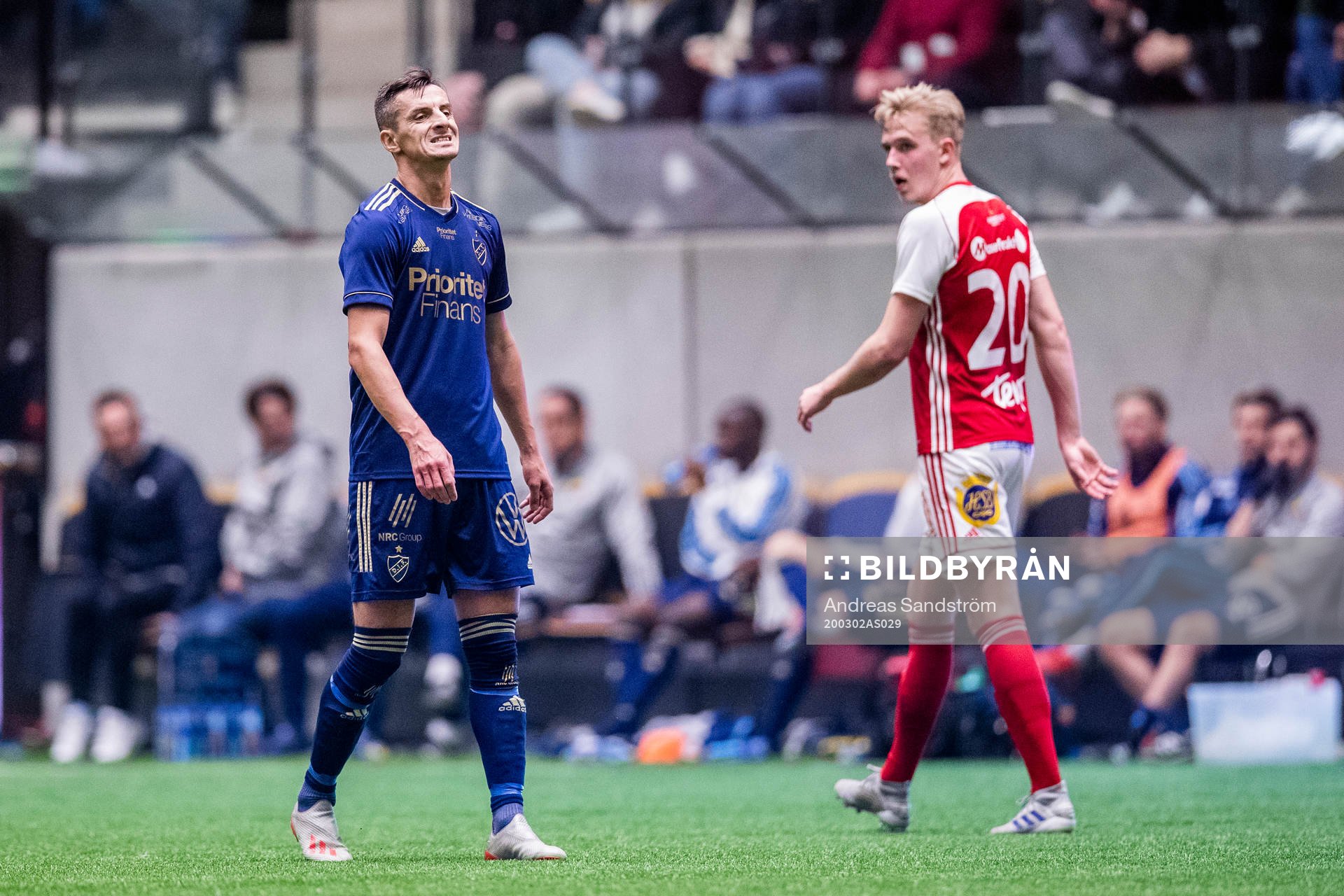 Djurgårdens Haris Radetinac deppar
