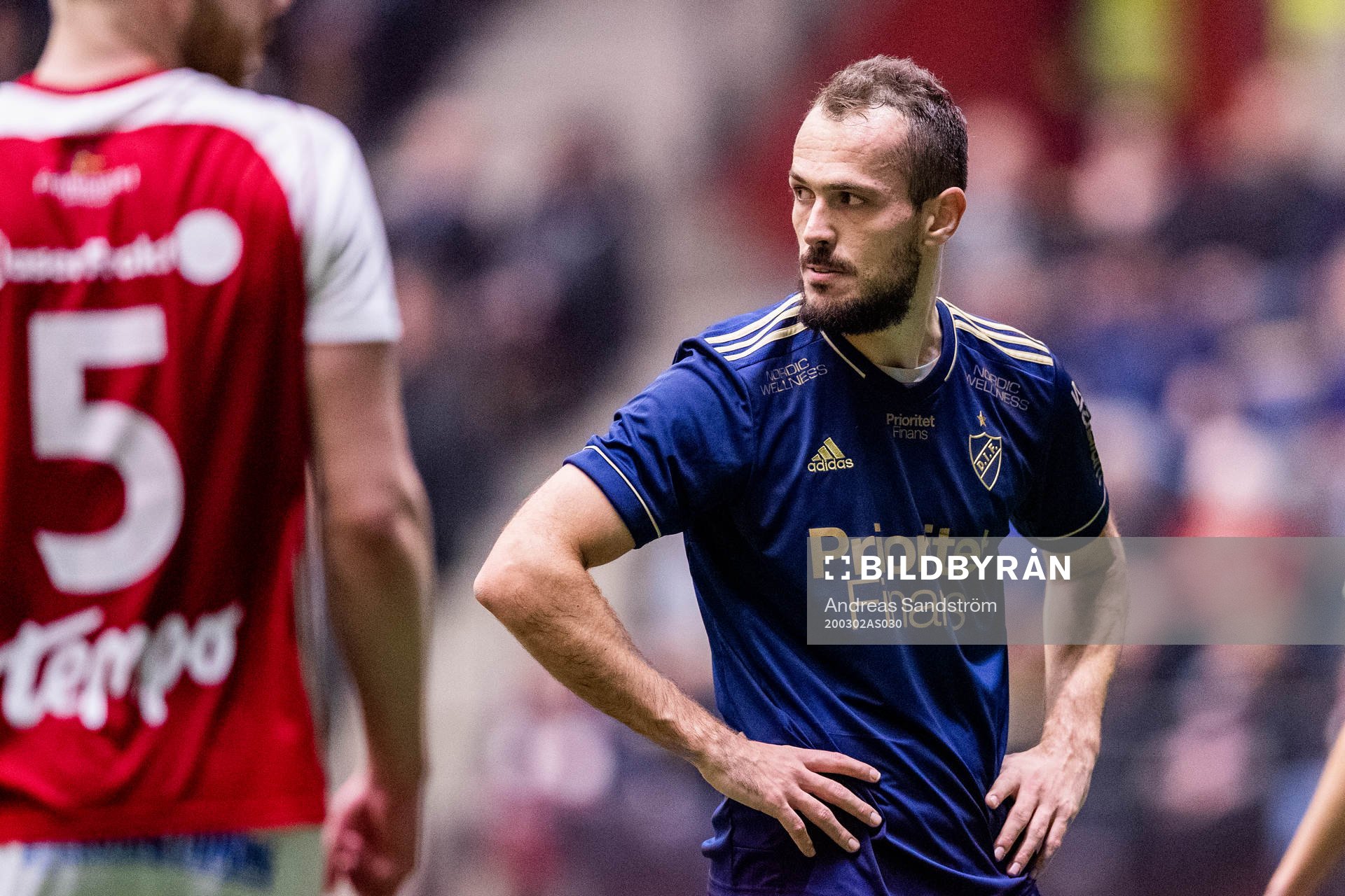 Djurgårdens Emir Kujovic deppar