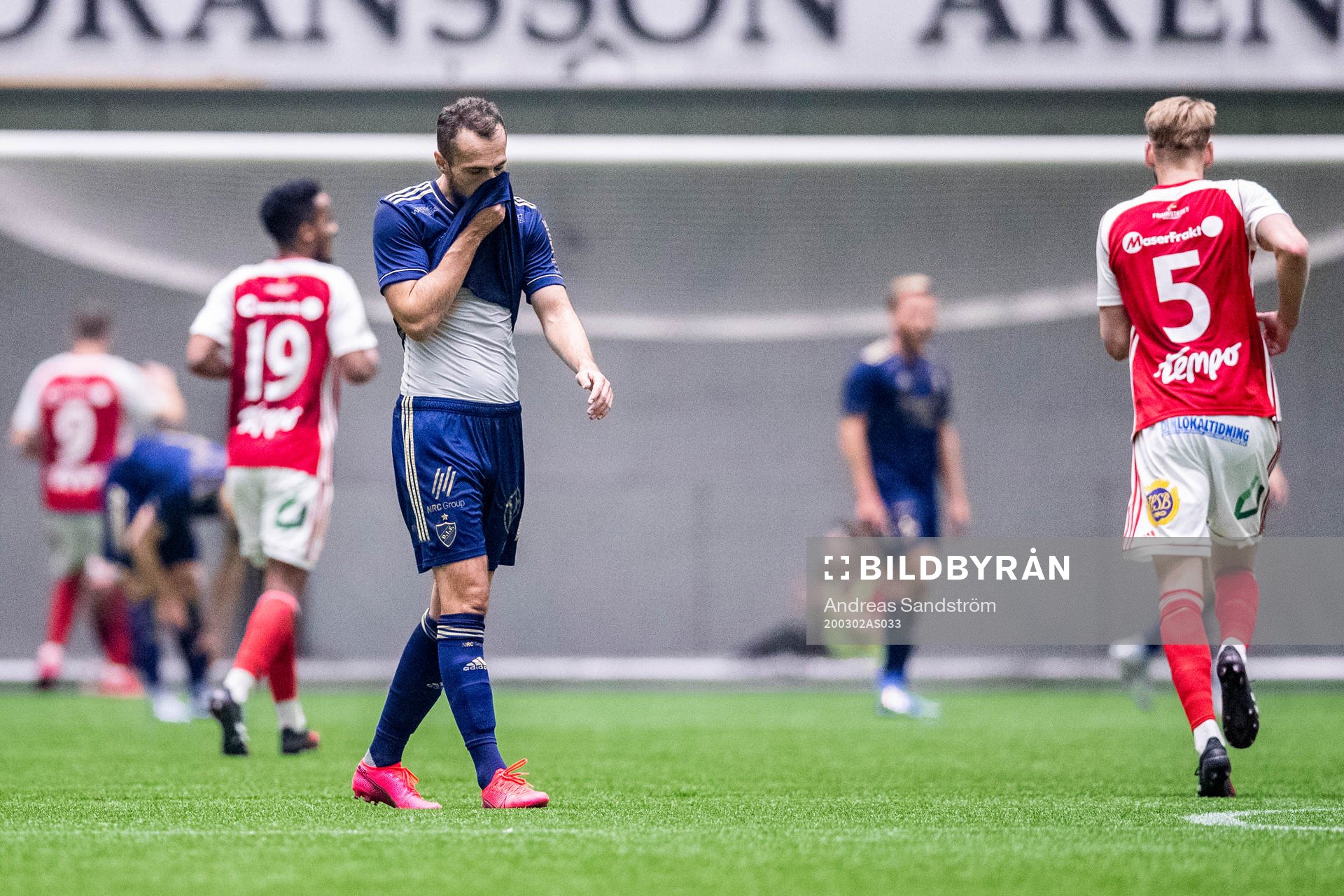 Djurgårdens Emir Kujovic deppar