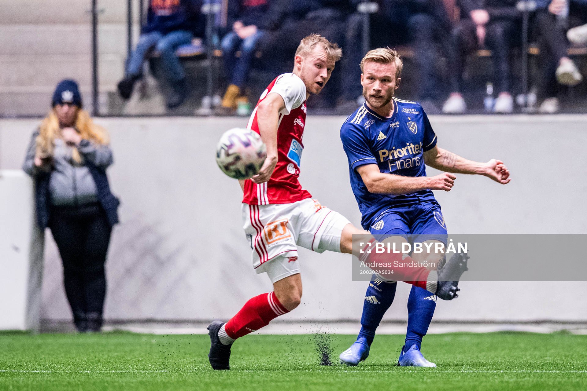 Sandvikens Christoffer Aspgren och Djurgårdens Nicklas