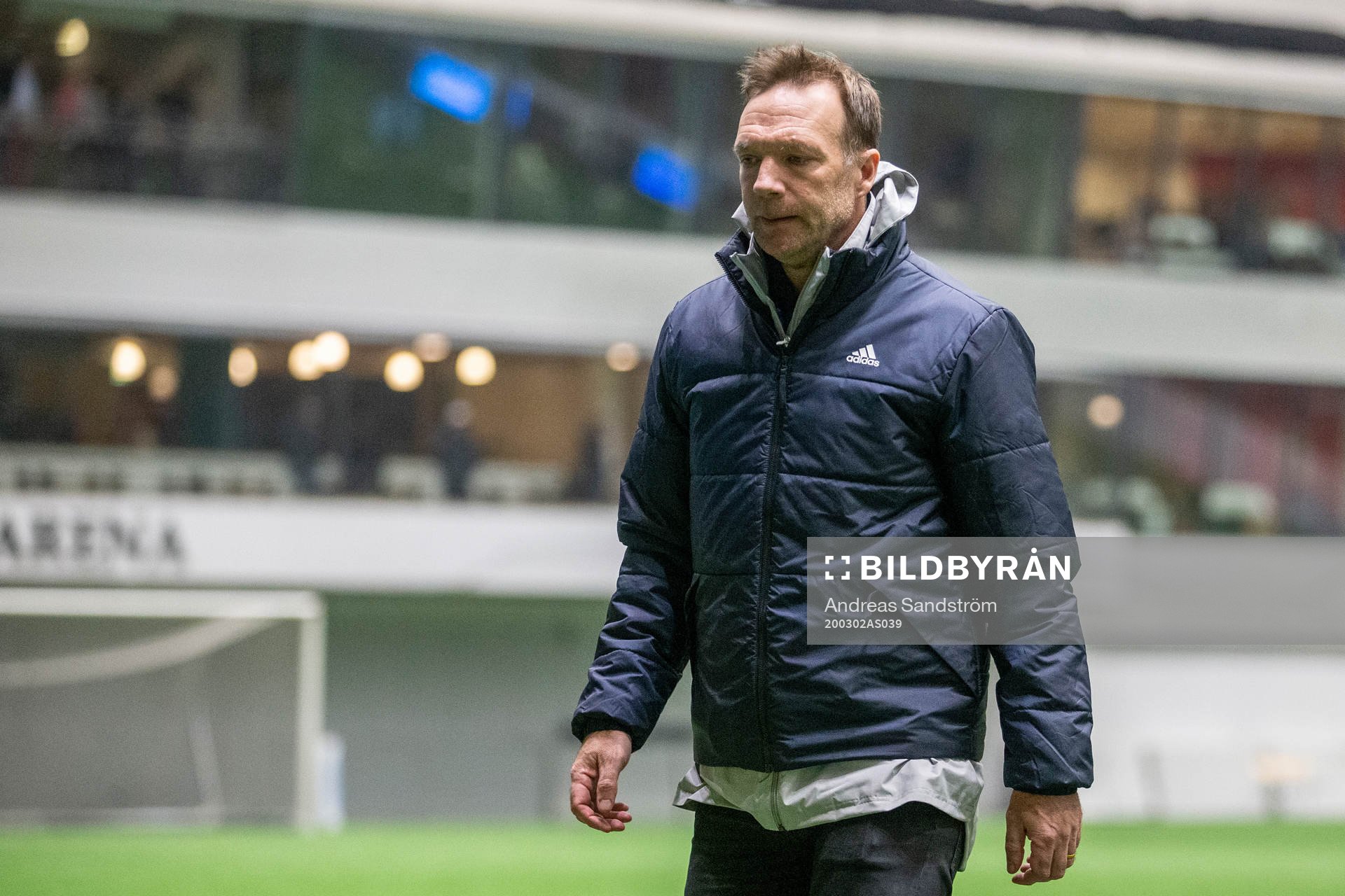 Djurgårdens tränare Kim bergstrand deppar