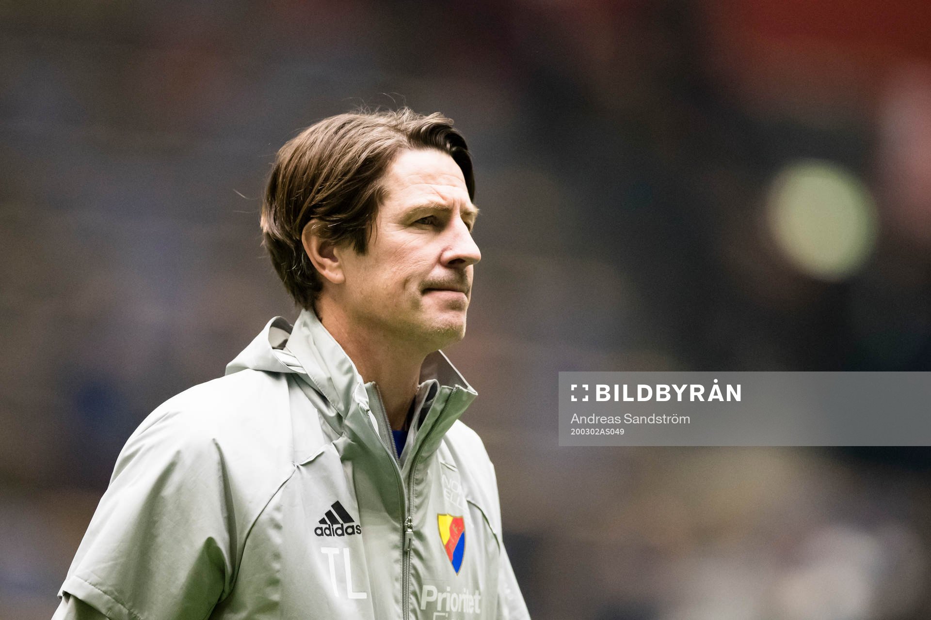 Djurgårdens tränare Thomas Lagerlöf deppar