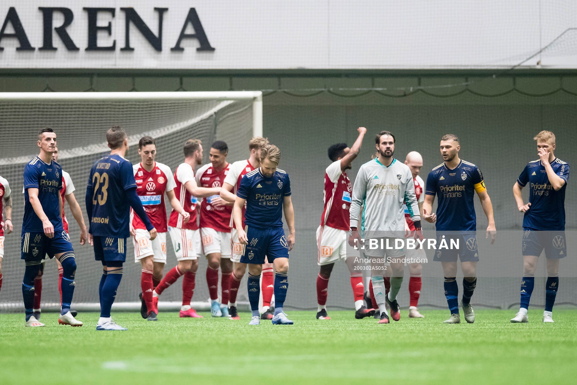 Djurgårdens spelare deppar