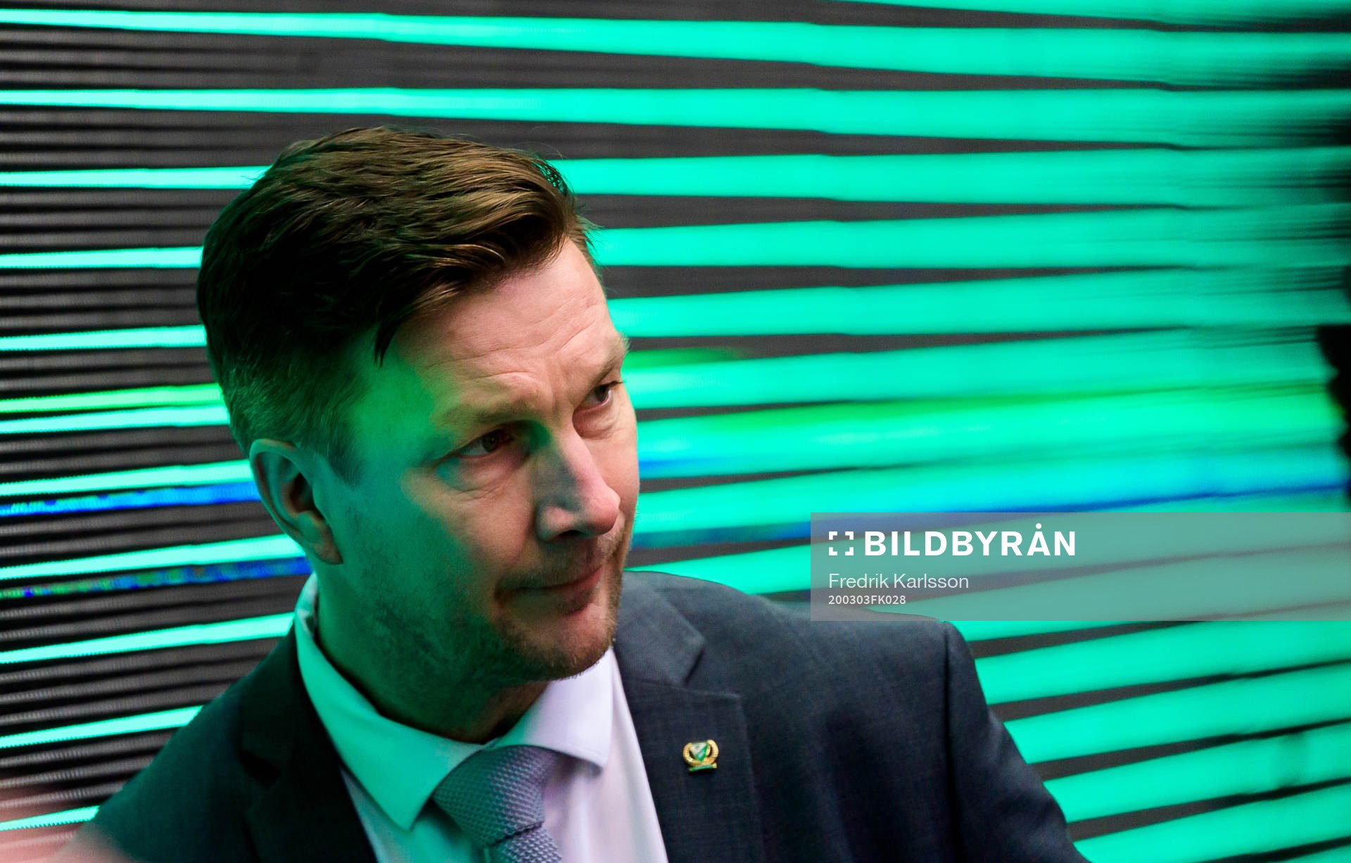 Färjestads huvudtränare Johan Pennerborn