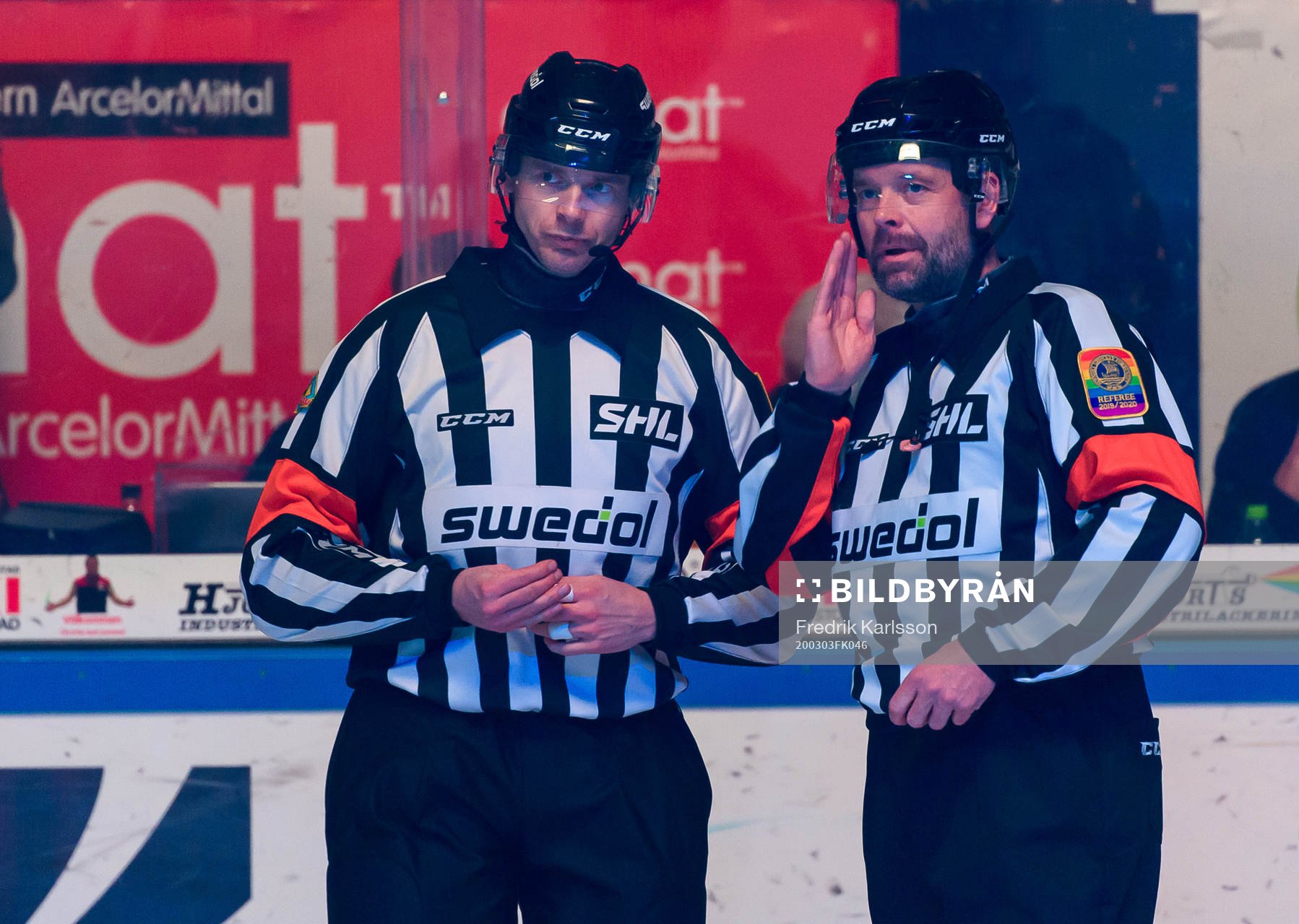 Domare Mikael Andersson och Patrik Sjöberg