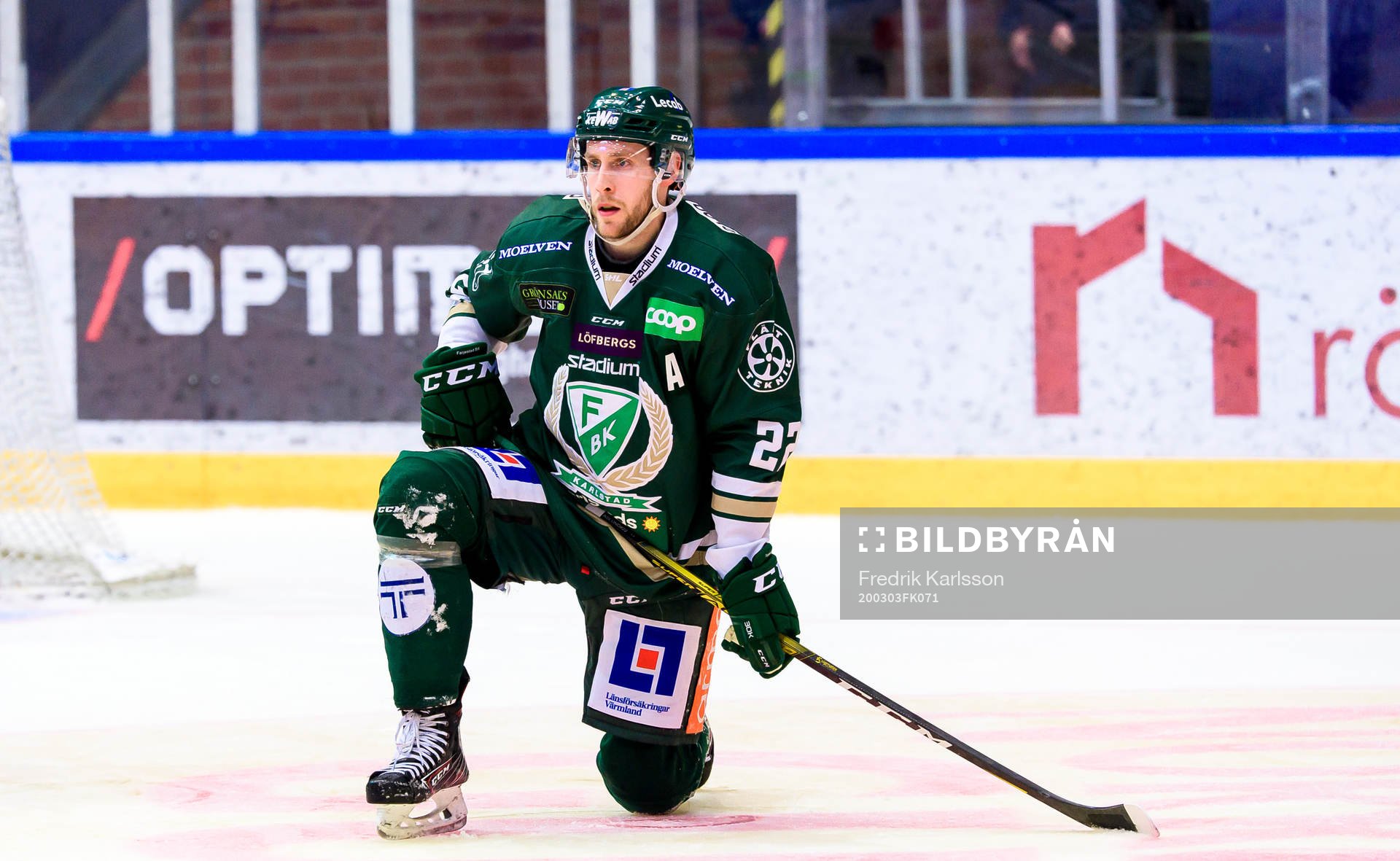 Färjestads Per Åslund deppar