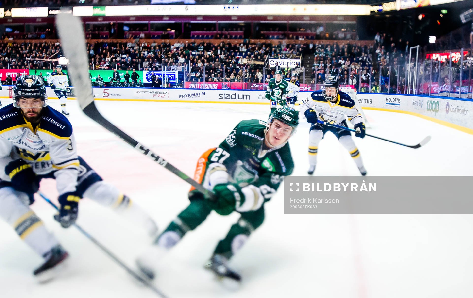 s Markus Lauridsen och Färjestads Oskar Bäck