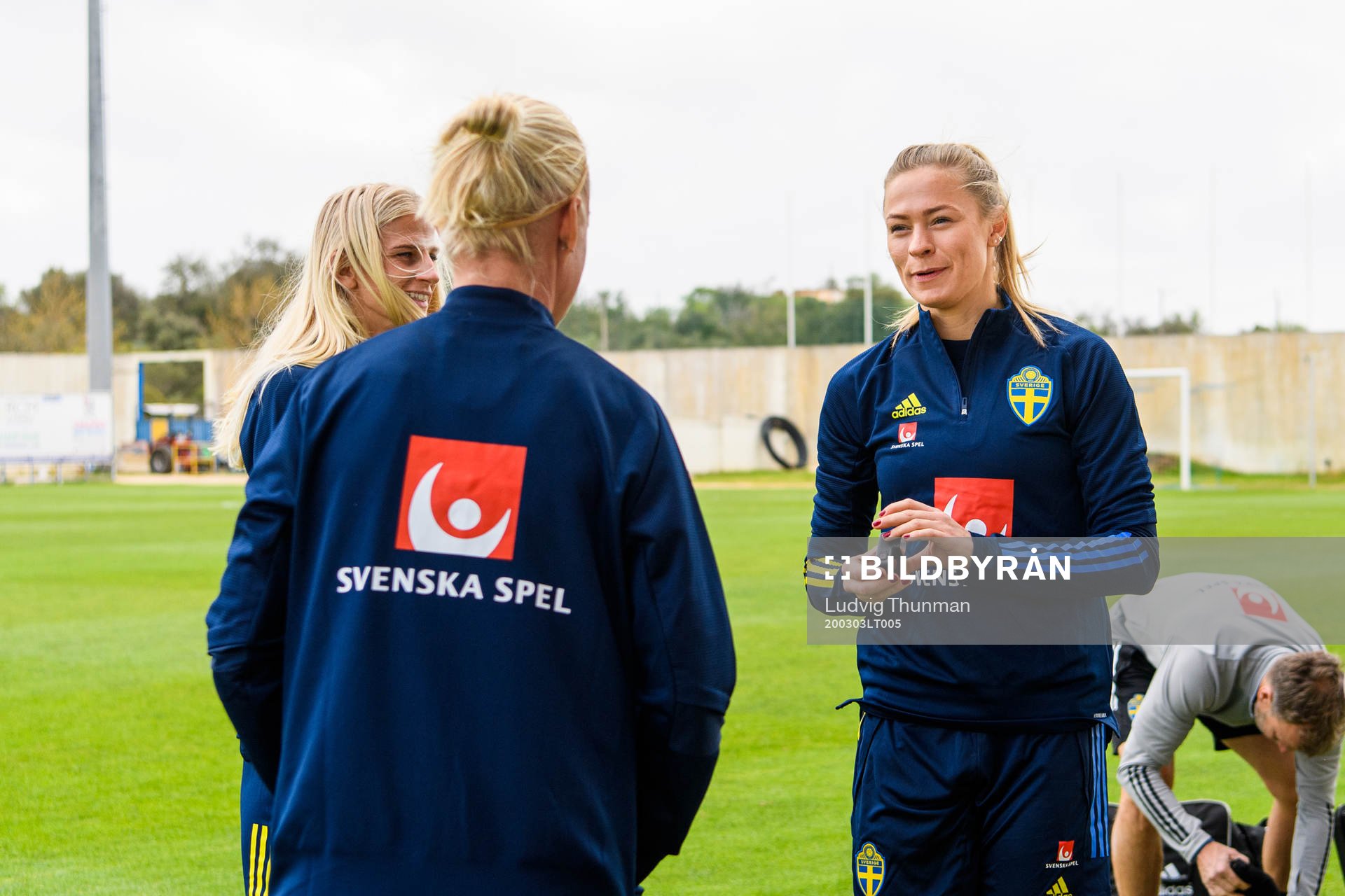 Sofia Jakobsson, Fridolina Rolfö and Caroline Seger