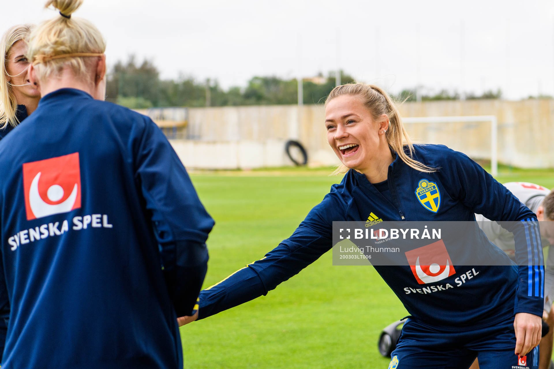 Sofia Jakobsson, Fridolina Rolfö and Caroline Seger