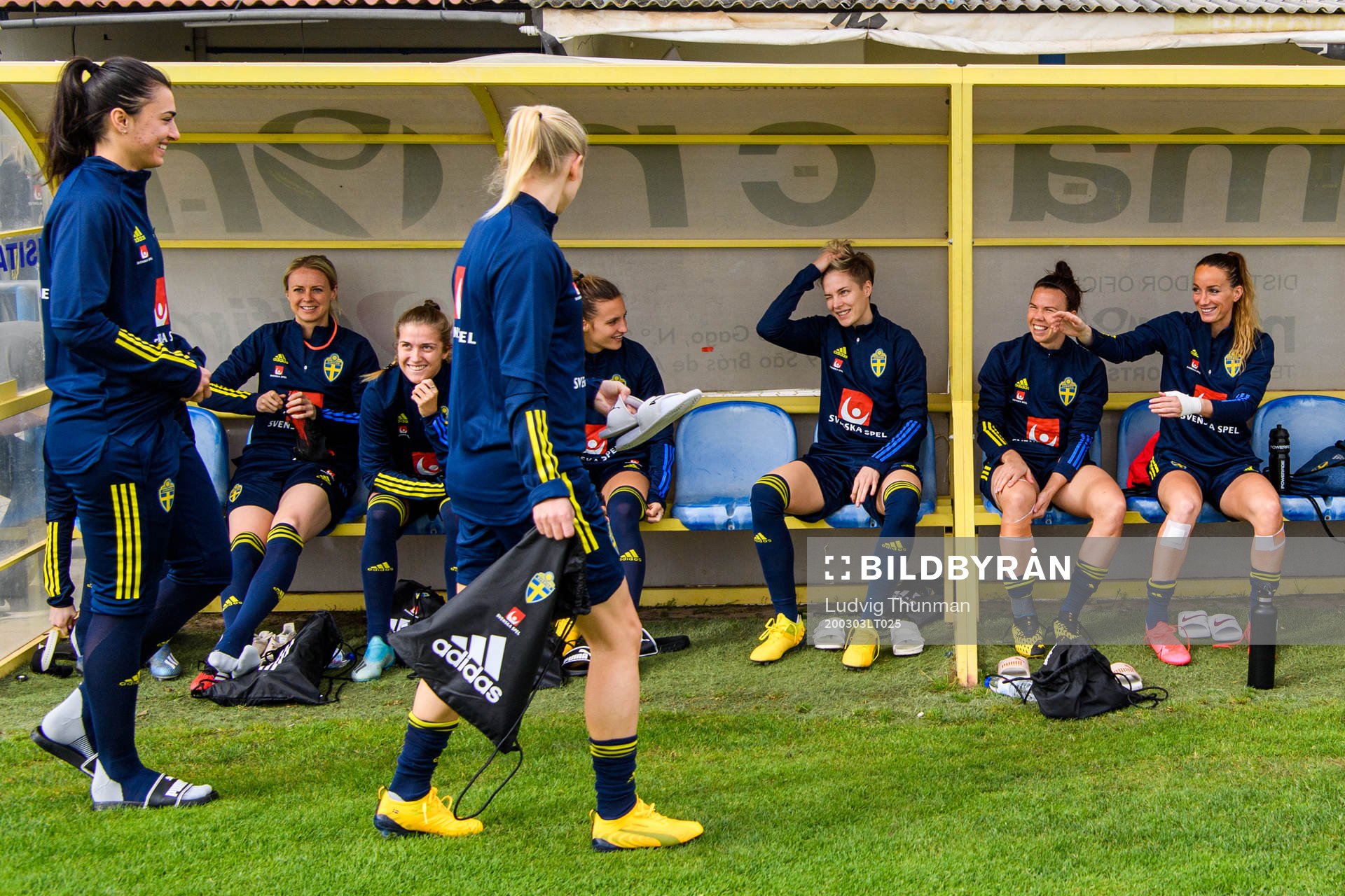 Goalkeeper Zecira Musovic, Amanda Ilestedt, Filippa