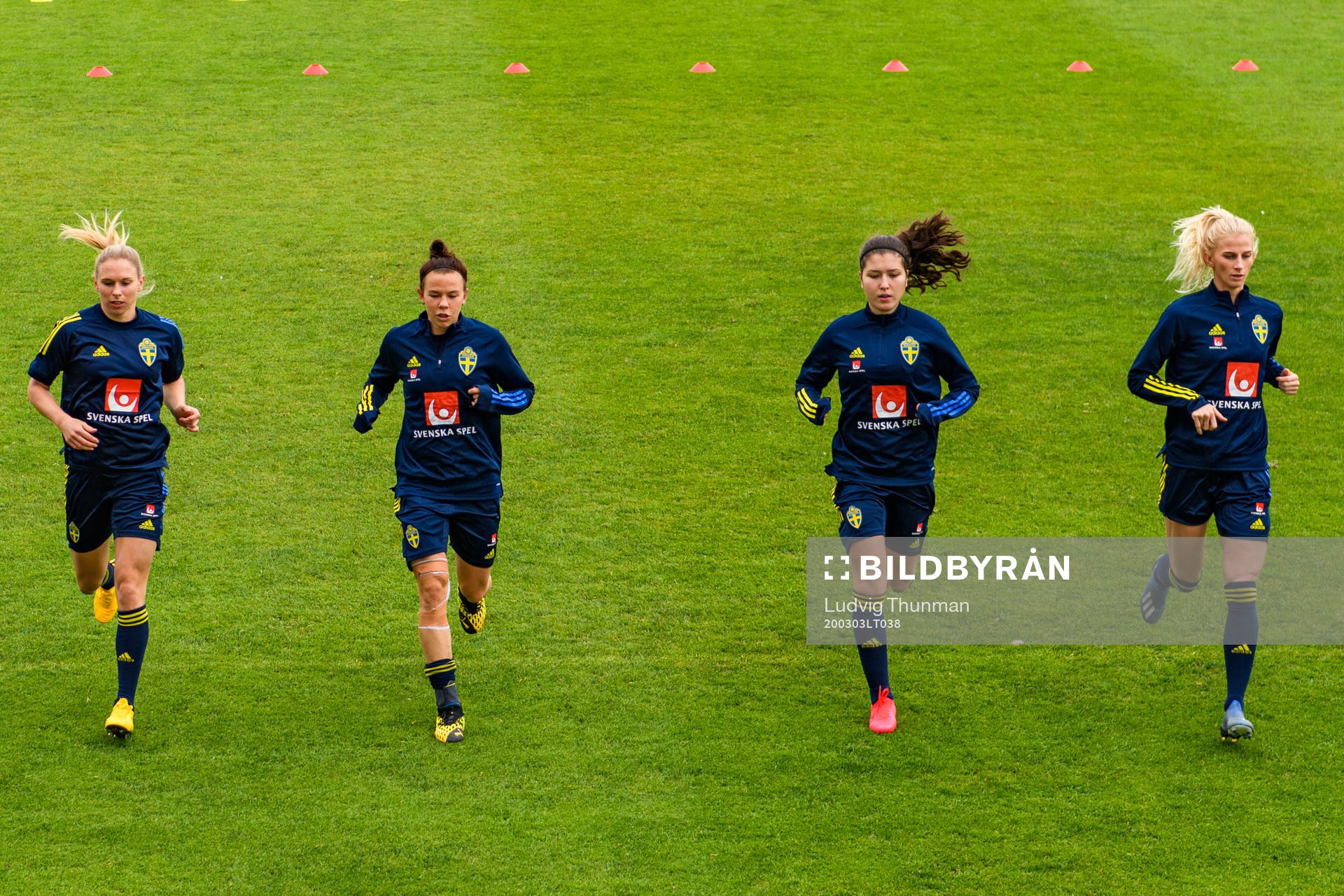 Jonna Andersson, Jessica Samuelsson, Loreta Kullashi and