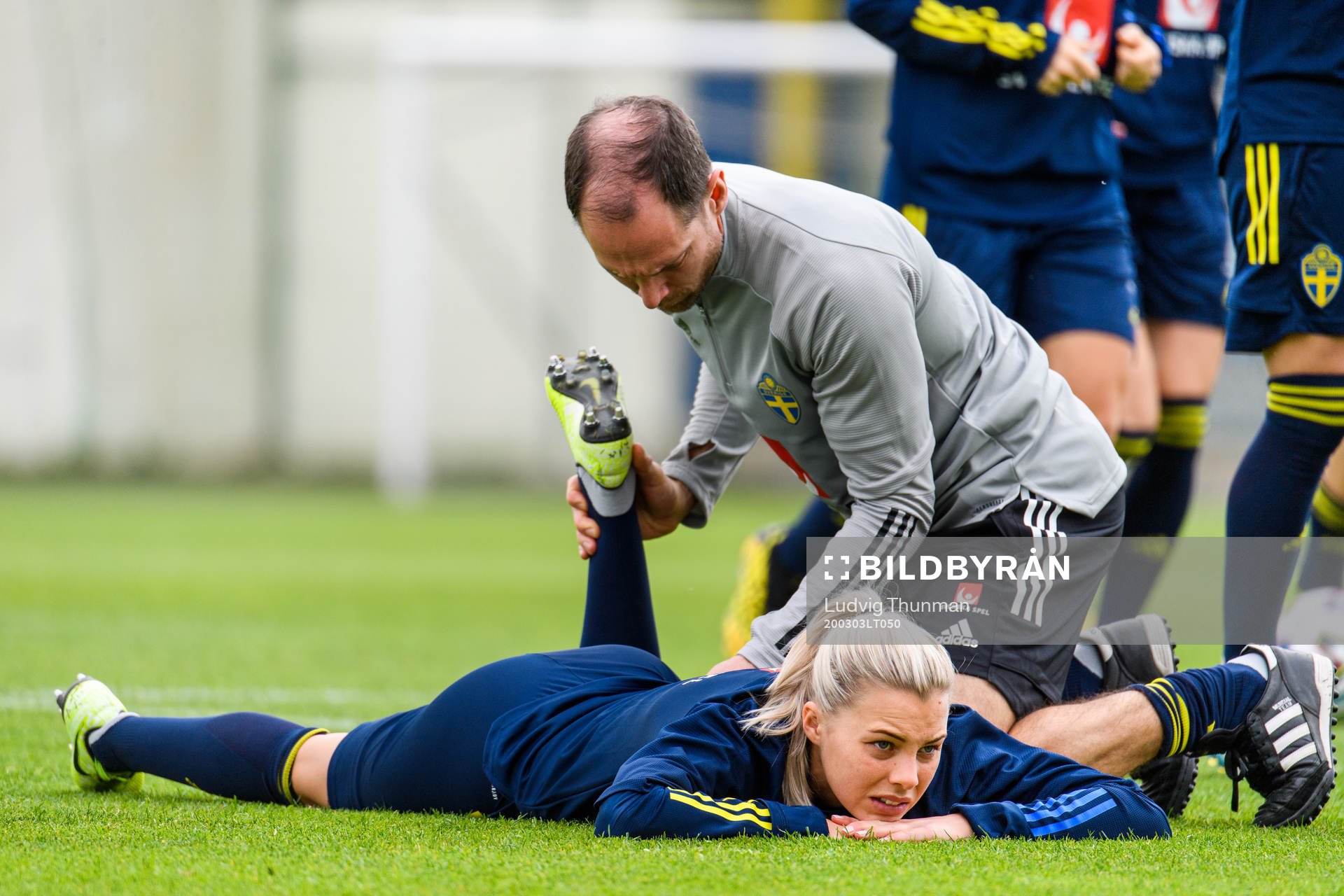 Lotta Ökvist and Martin Bergqvist, physio