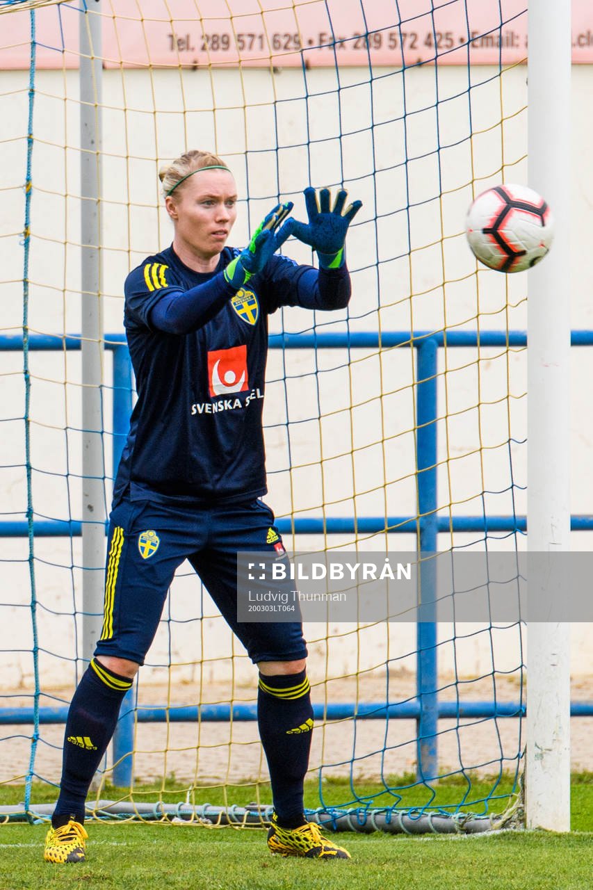 Goalkeeper Hedvig Lindahl