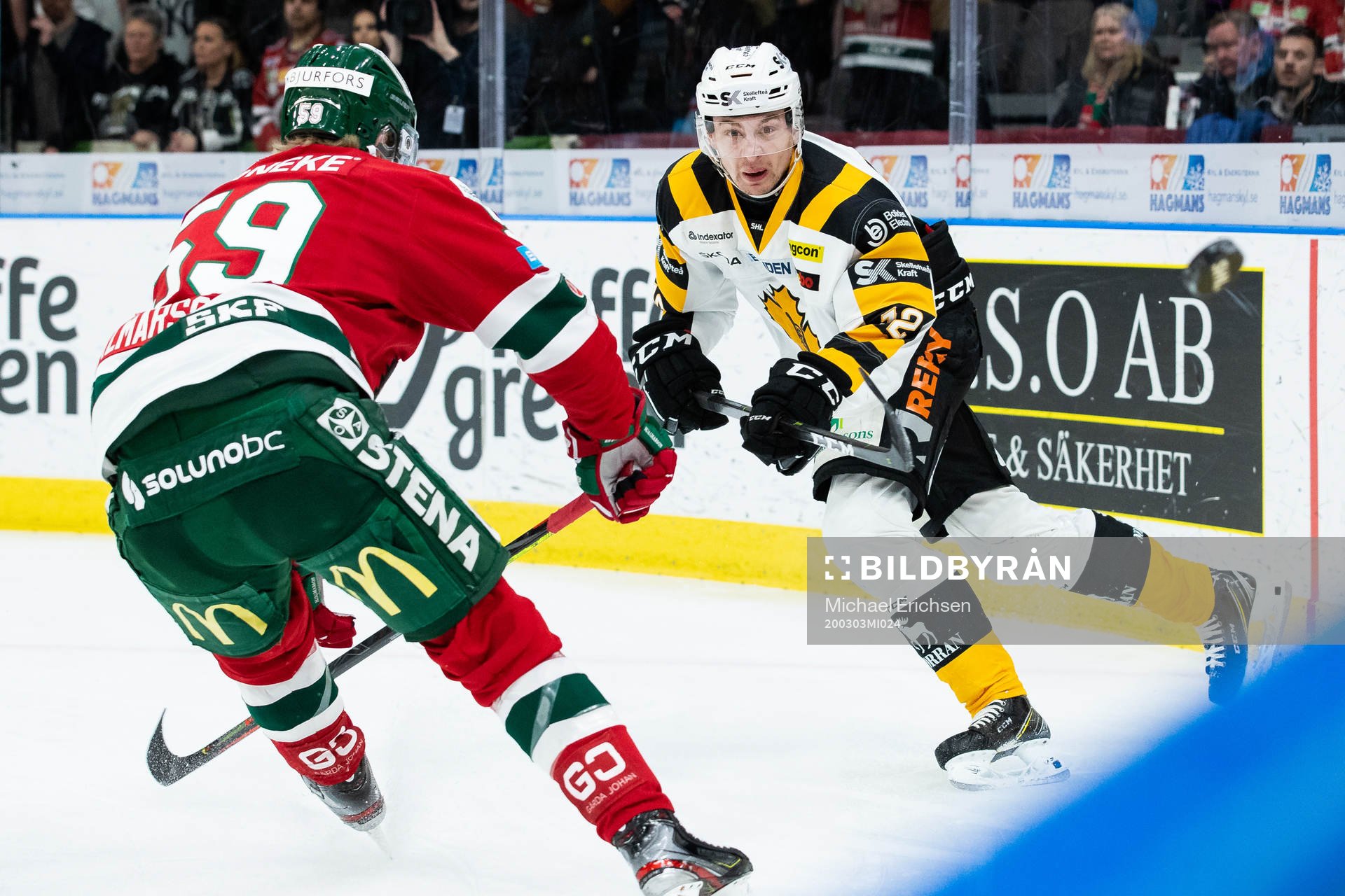 Frölundas Simon Hjalmarsson och Skellefteås Adam