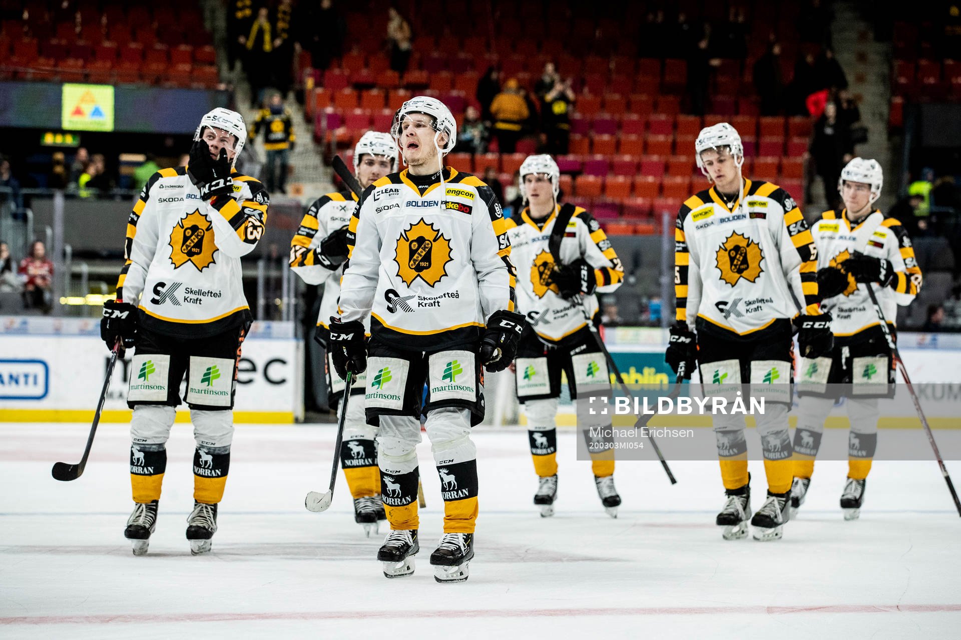 Skellefteås spelare deppar