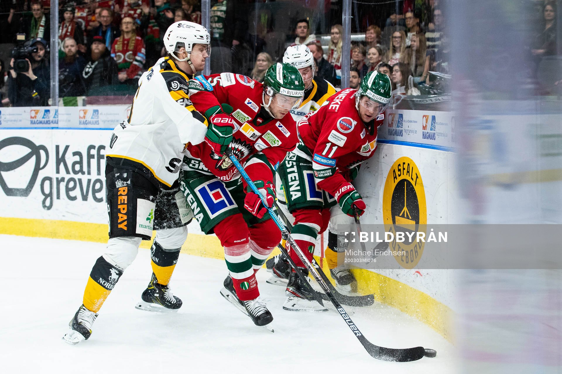 Skellefteås Filip Berglund och Frölundas Anders Grönlund