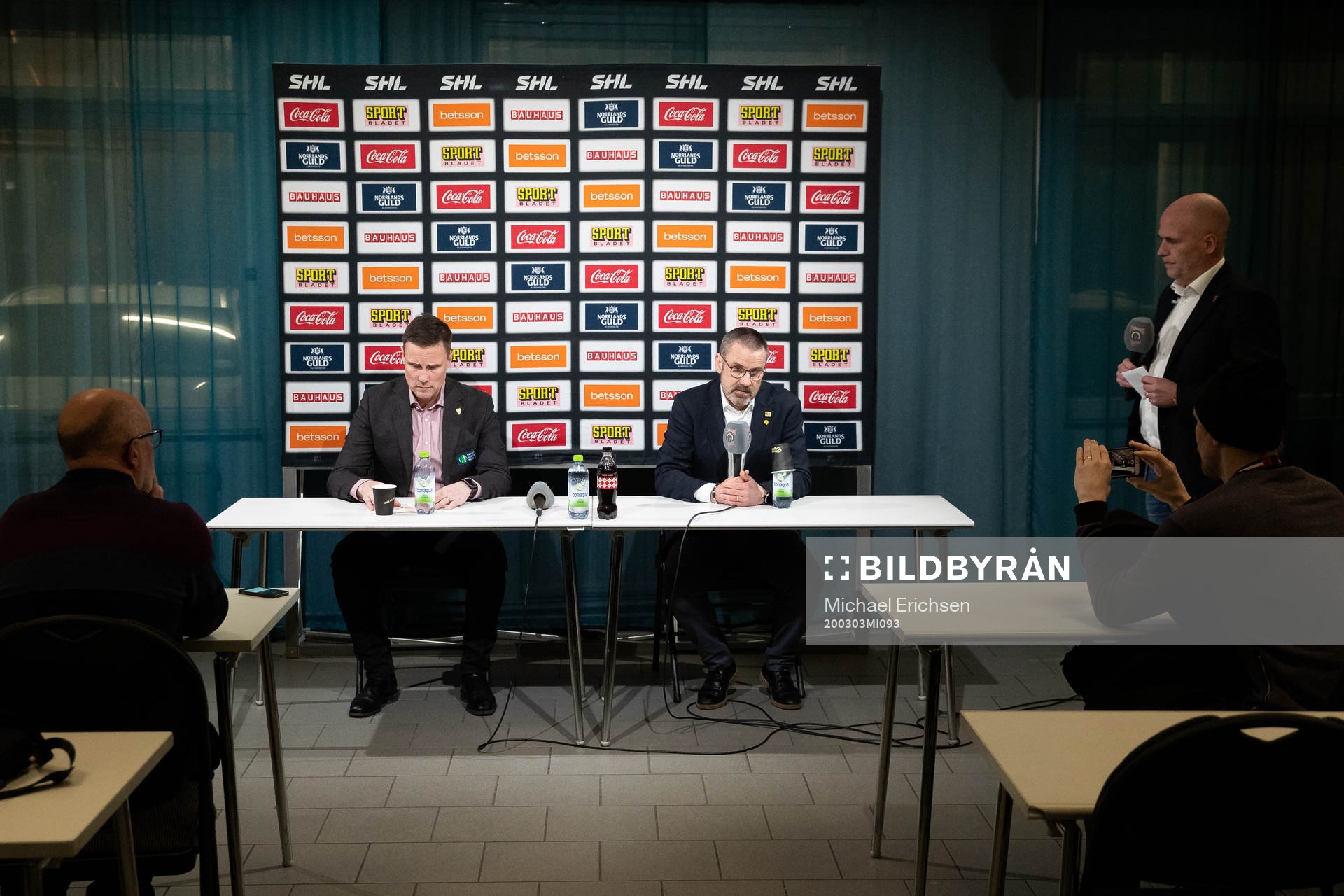 Frölundas tränare Roger Rönnberg och Skellefteås