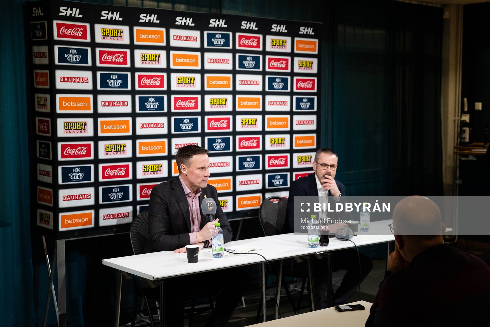 Frölundas tränare Roger Rönnberg och Skellefteås