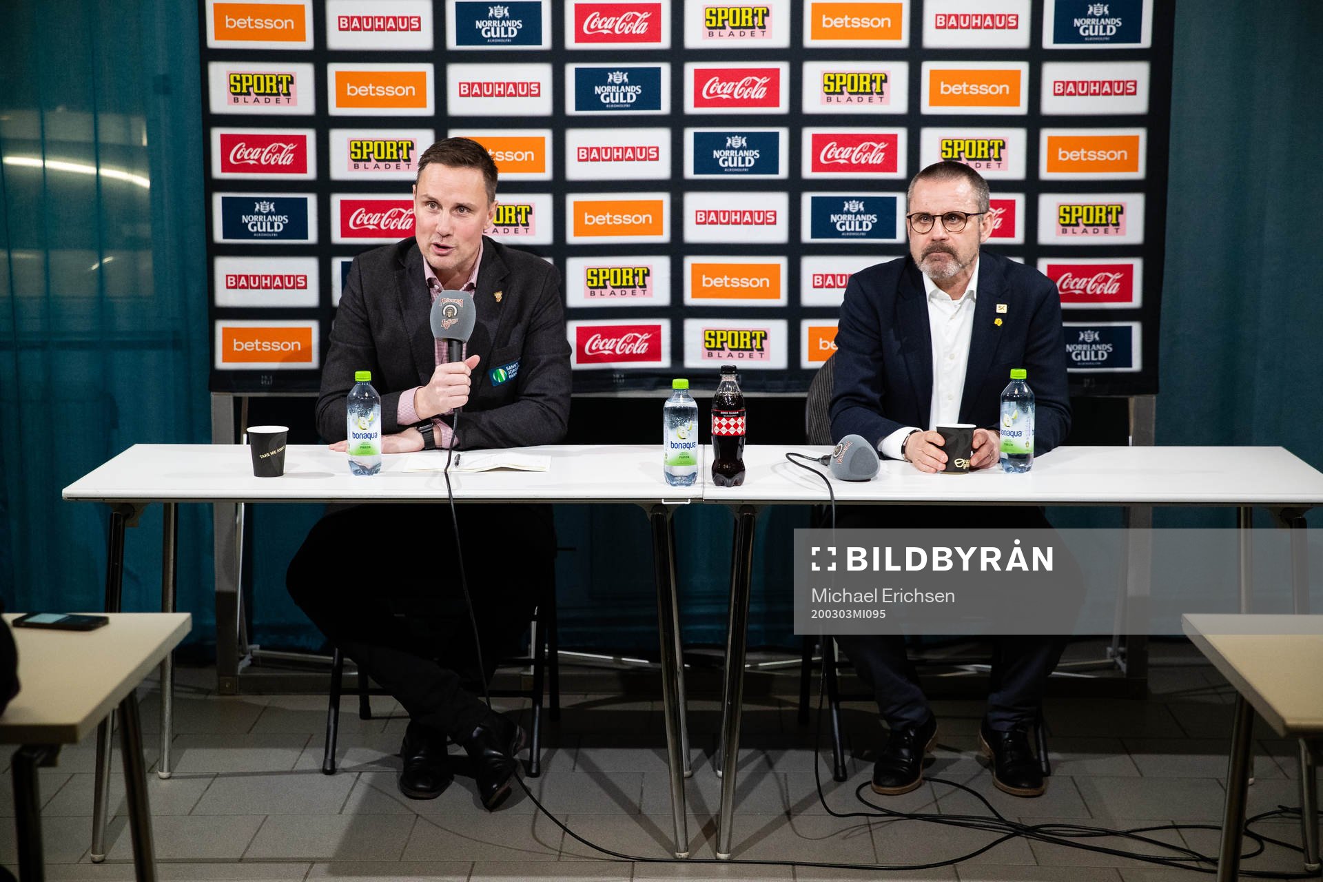 Frölundas tränare Roger Rönnberg och Skellefteås