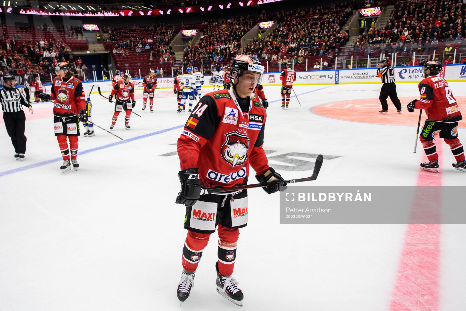 Malmö Redhawks Carl-Johan Lerby deppar