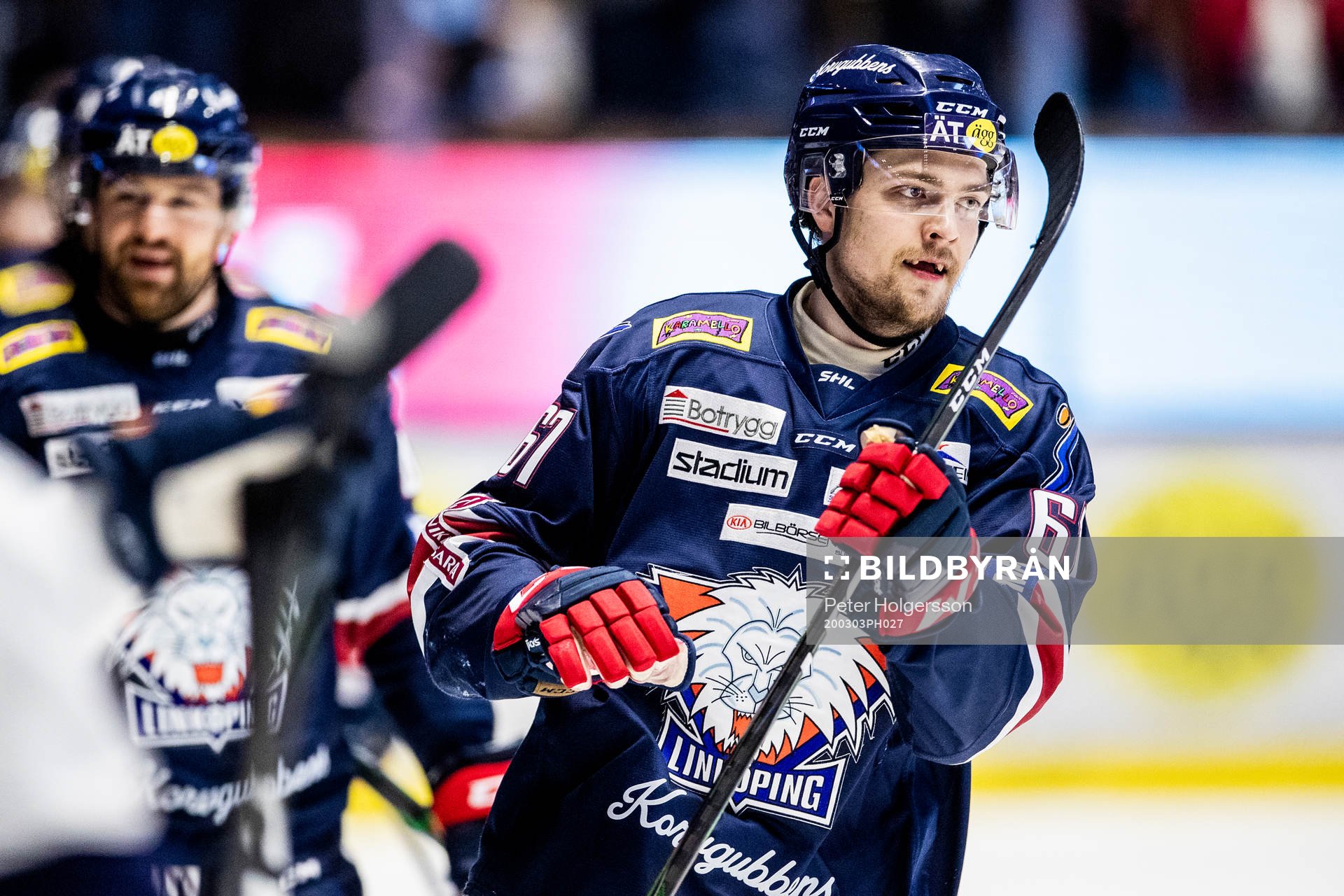 Linköpings Jarno Kärki jublar