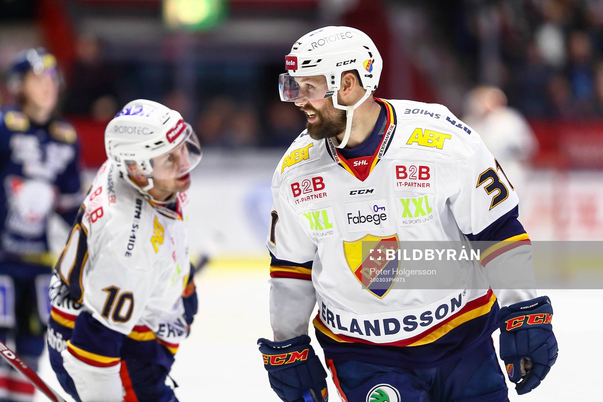 Djurgårdens Dick Axelsson jublar