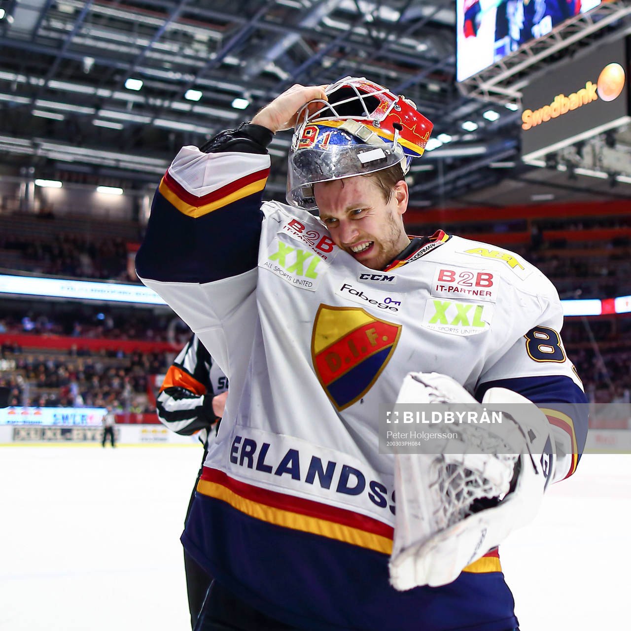 Djurgårdens målvakt Niklas Svedberg