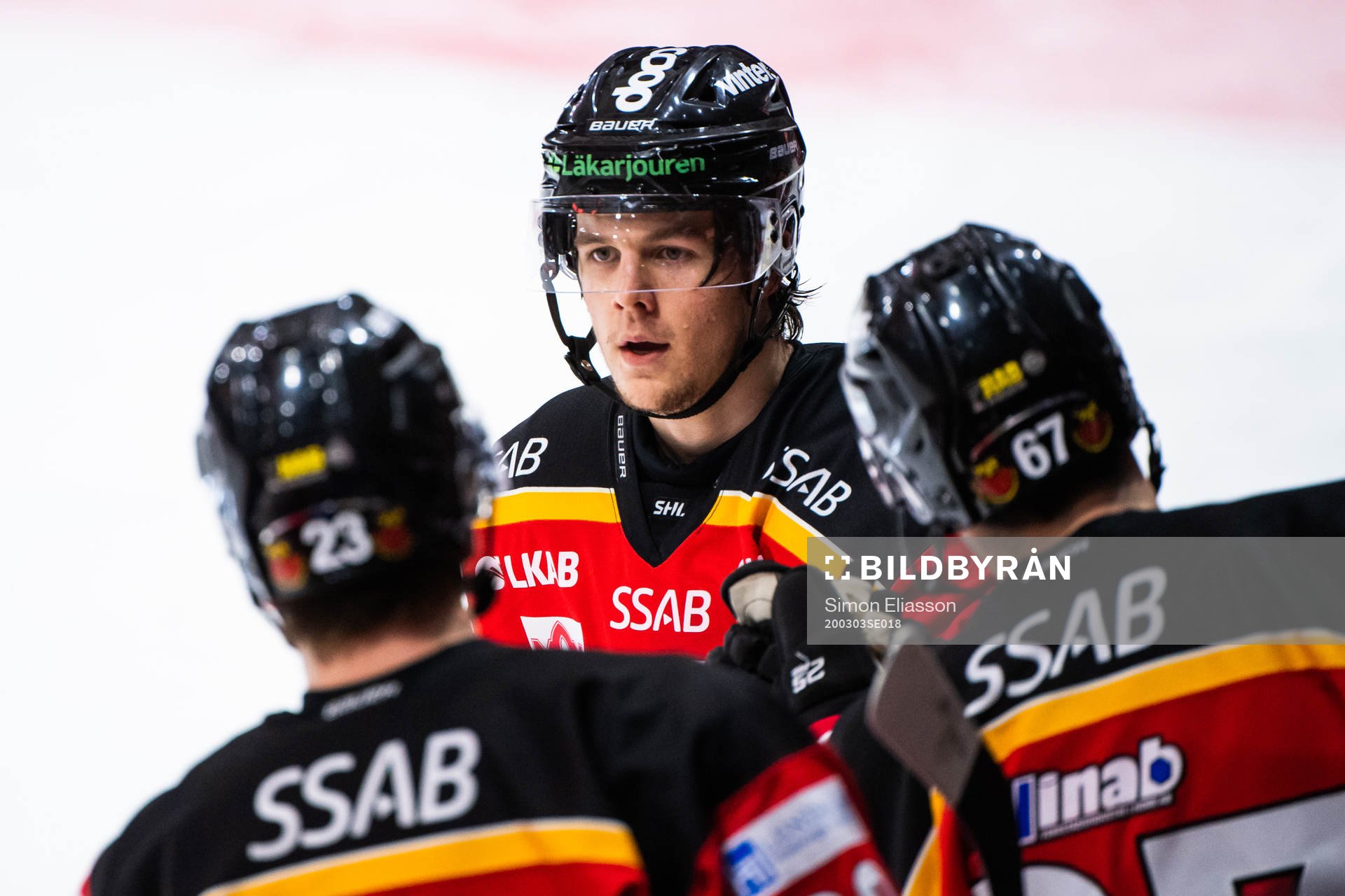 Luleås Filip Hållander jublar