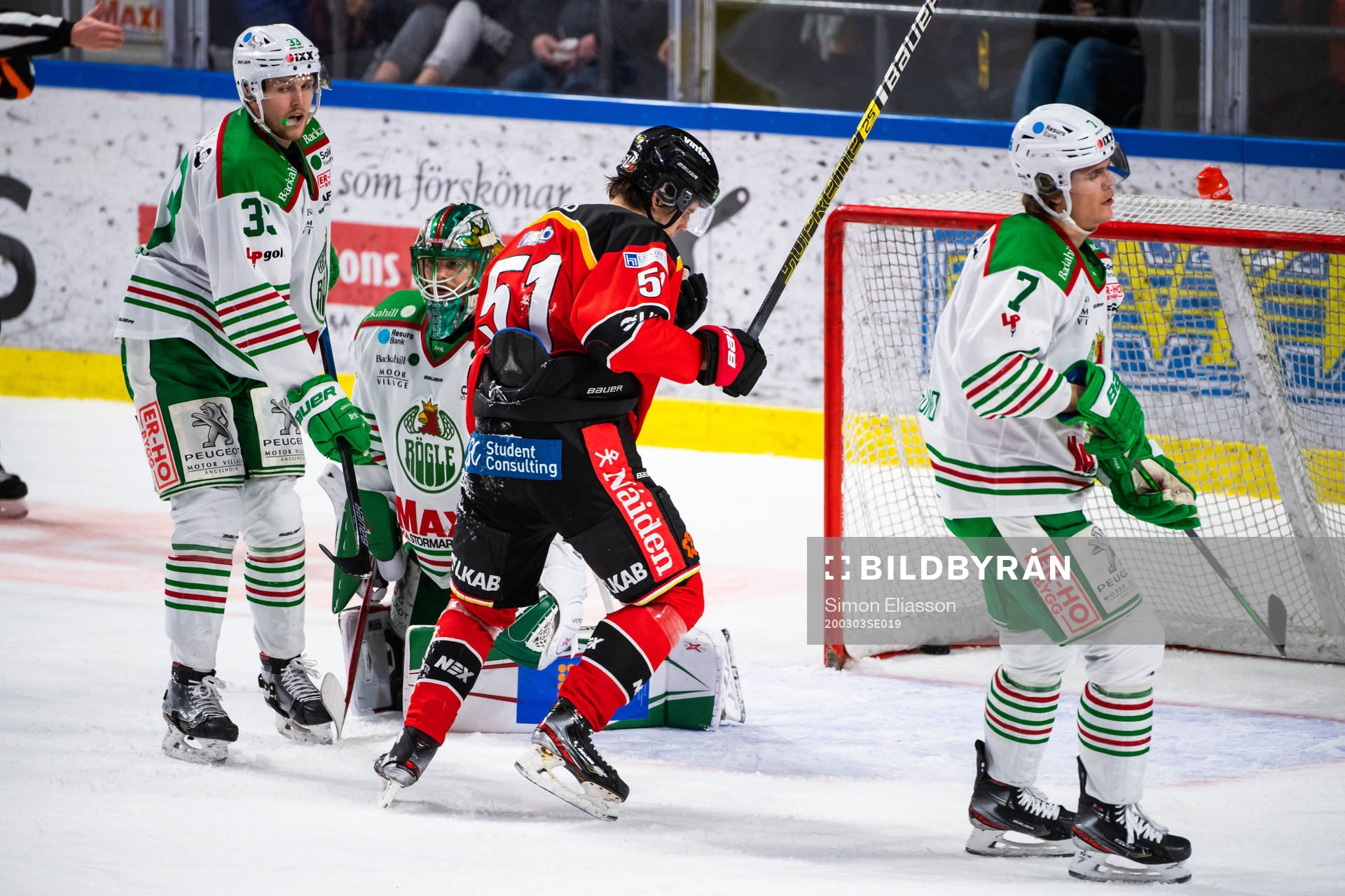 Luleås Filip Hållander jublar