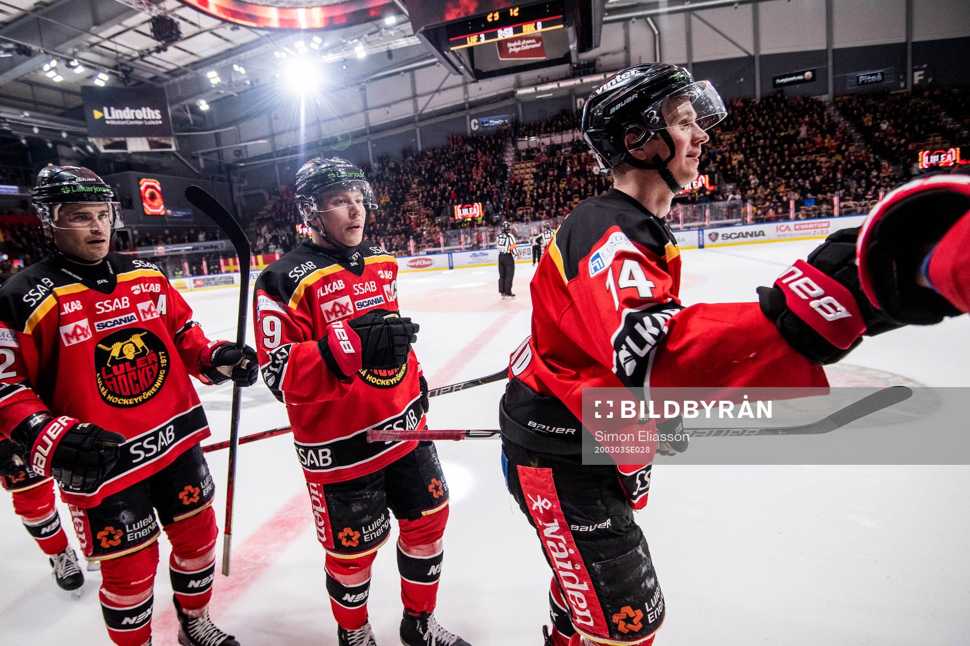 Luleås Jonas Berglund jublar