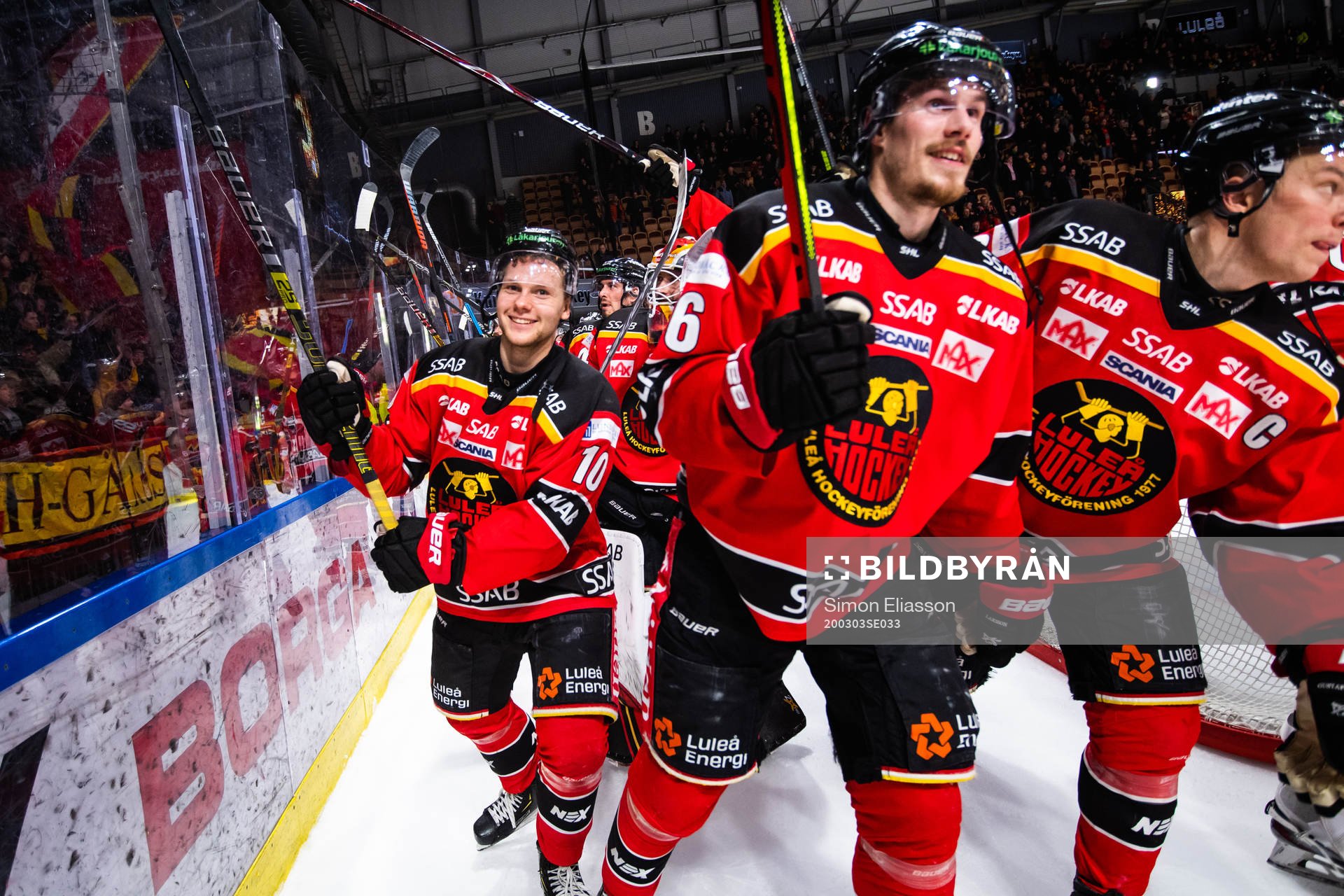 Luleås Einar Emanuelsson jublar