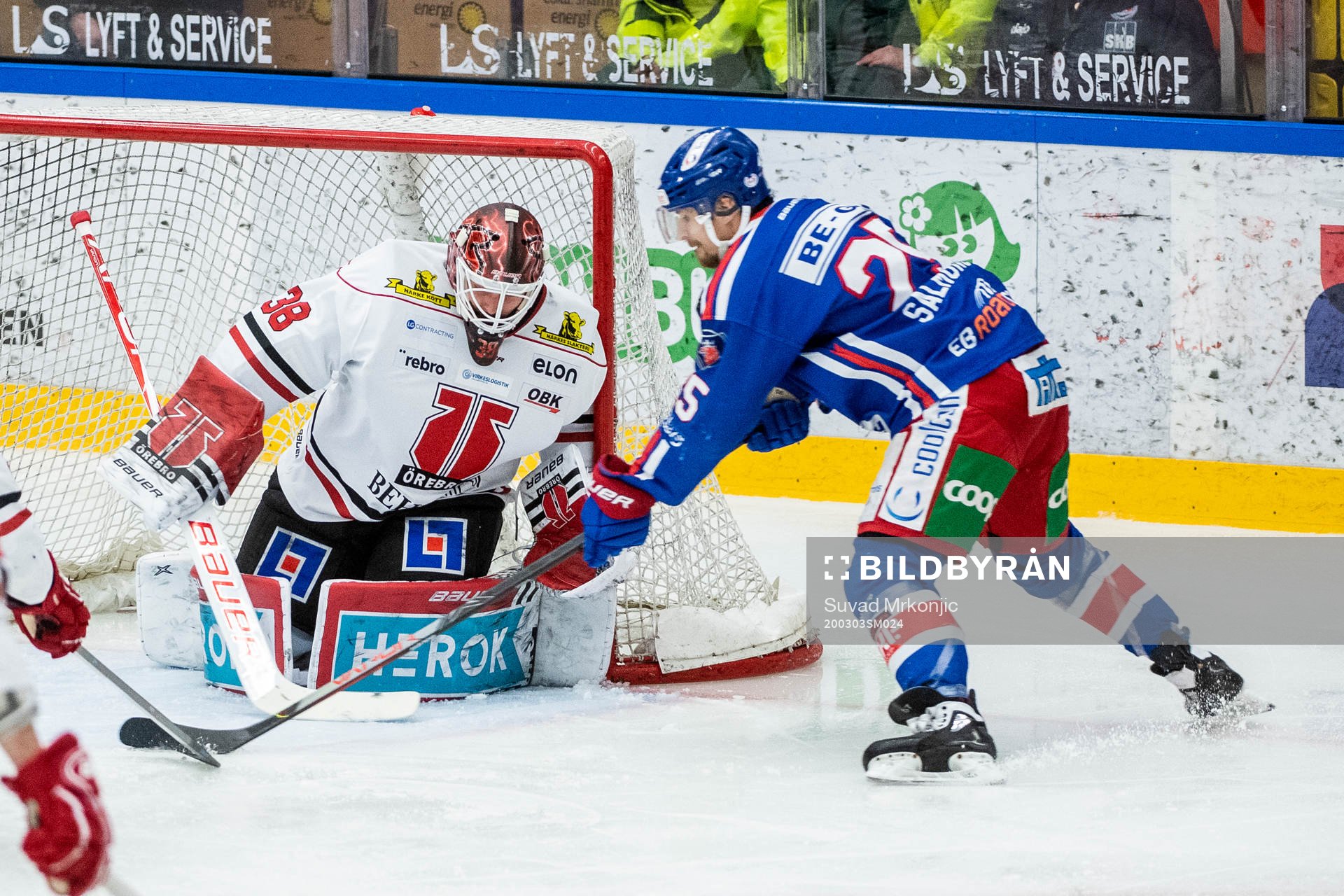 Örebros målvakt Dominik Furch och Oskarshamns Johannes