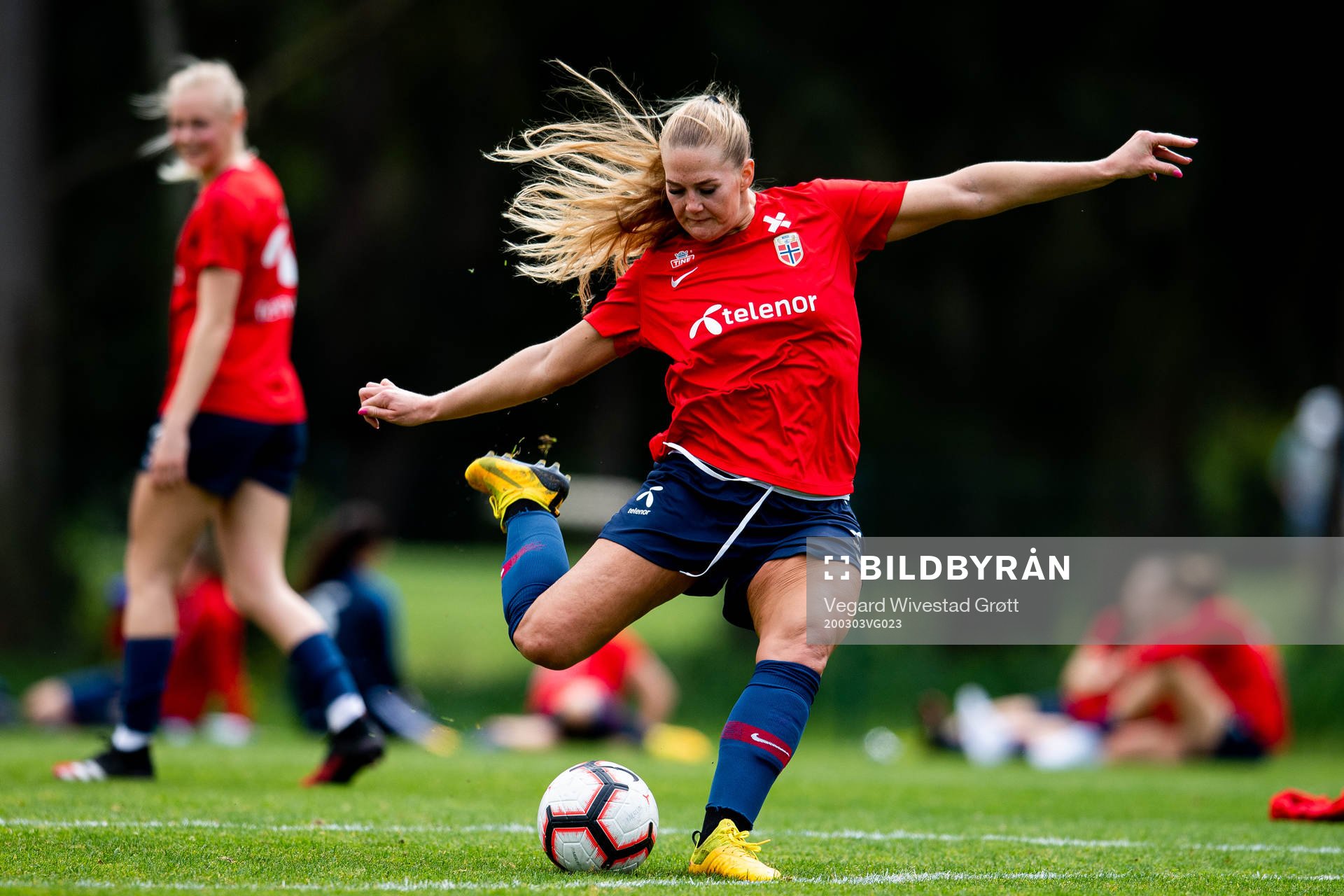 Lisa-Marie Karlseng Utland of the Norwegian women’s