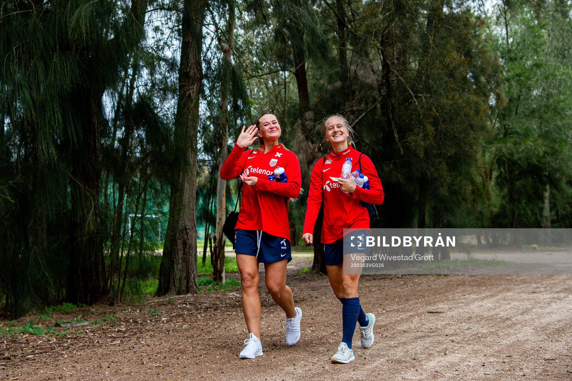 Lisa-Marie Karlseng Utland and Amalie Eikeland of the