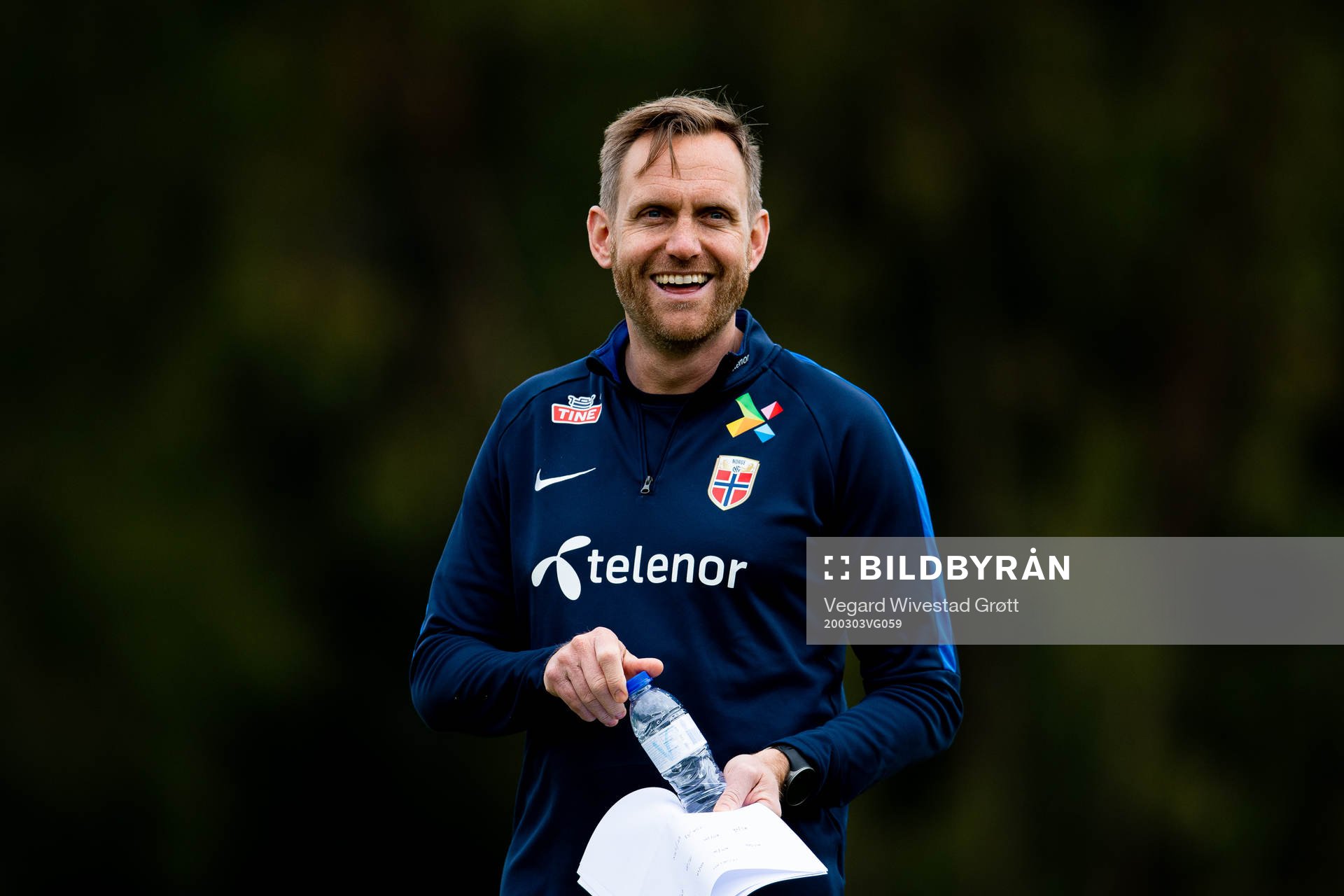 Martin Sjögren, head coach of Norway