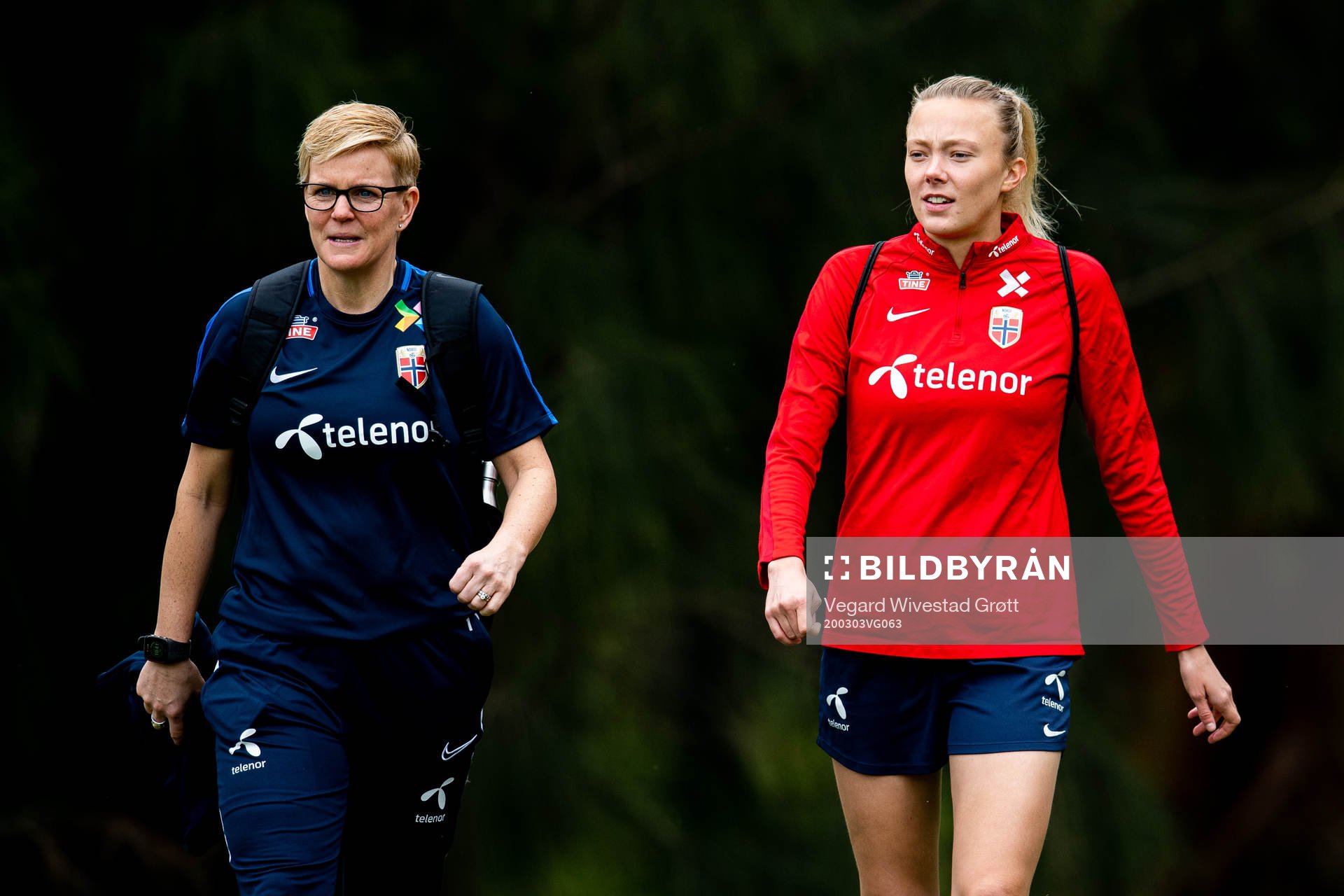Kristine Skuland Nilsen and Synne Sofie Kinden Jensen of