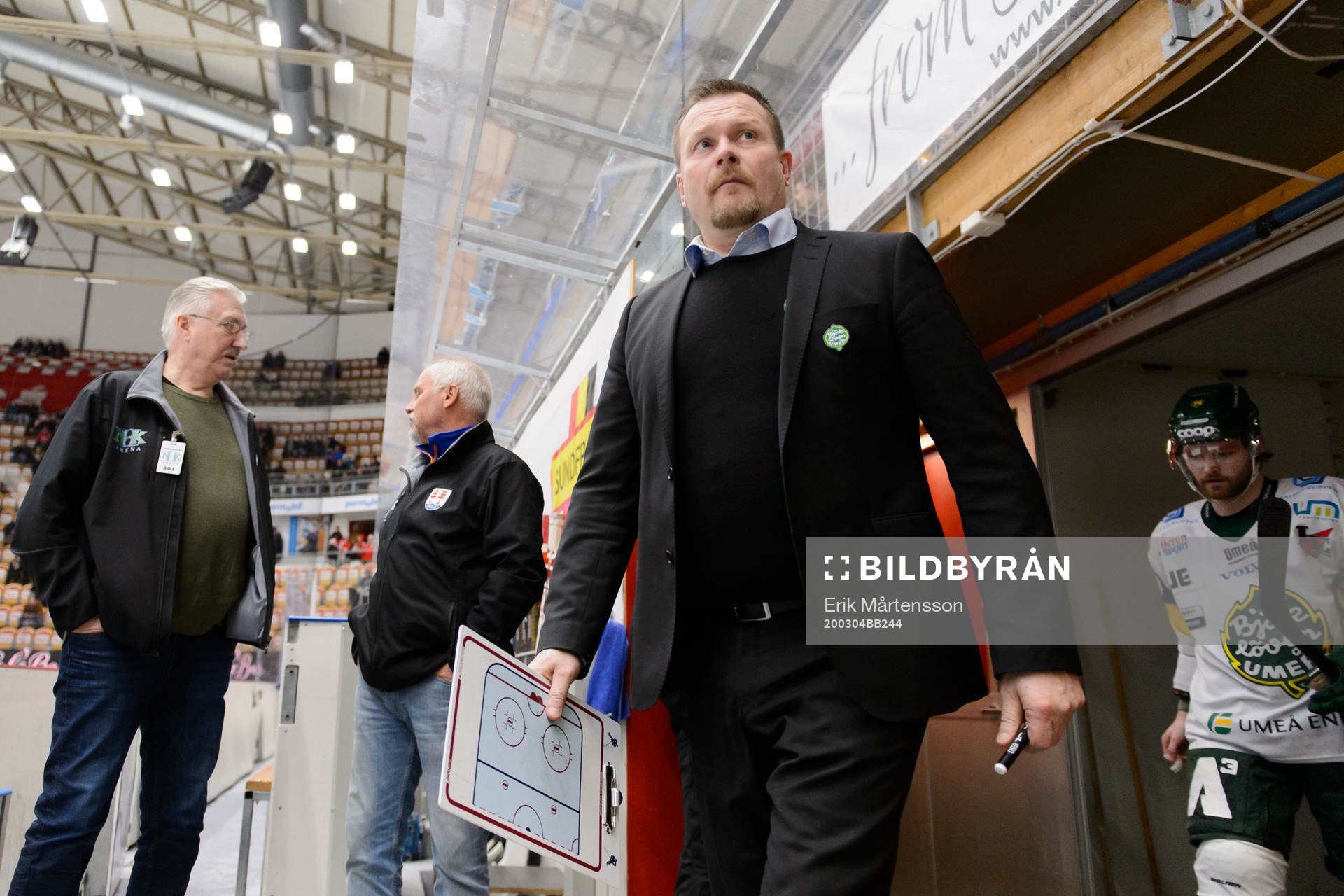 Björklövens tränare Joakim Fagervall