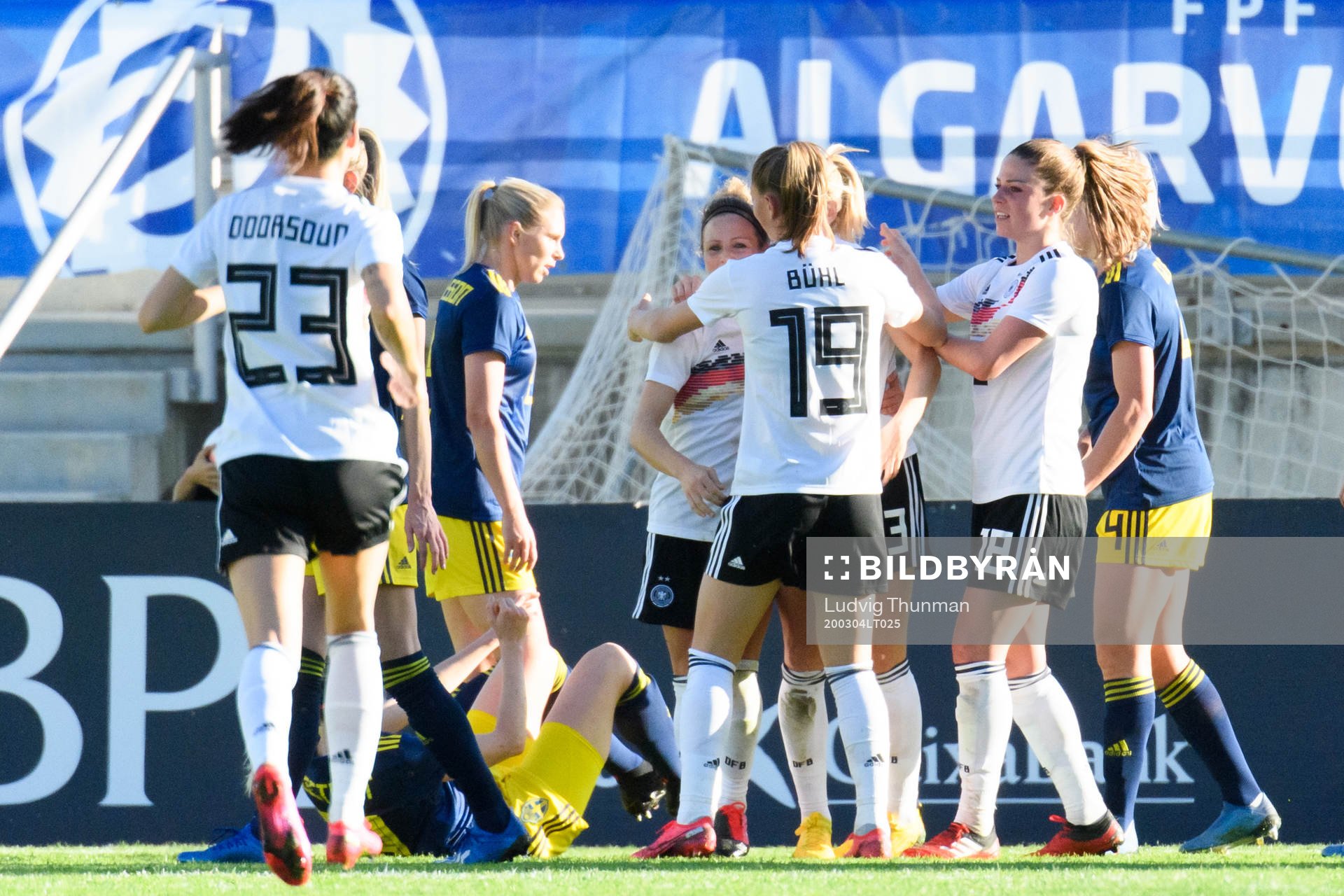 Svenja Huth of Germany celebrates