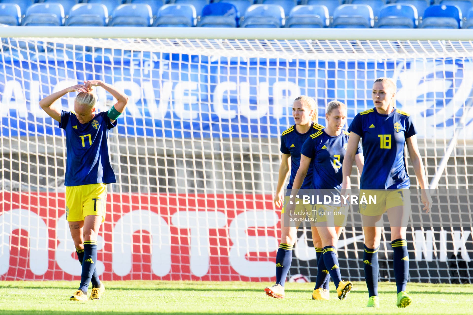 Caroline Seger, Magdalena Eriksson, Jonna Andersson and