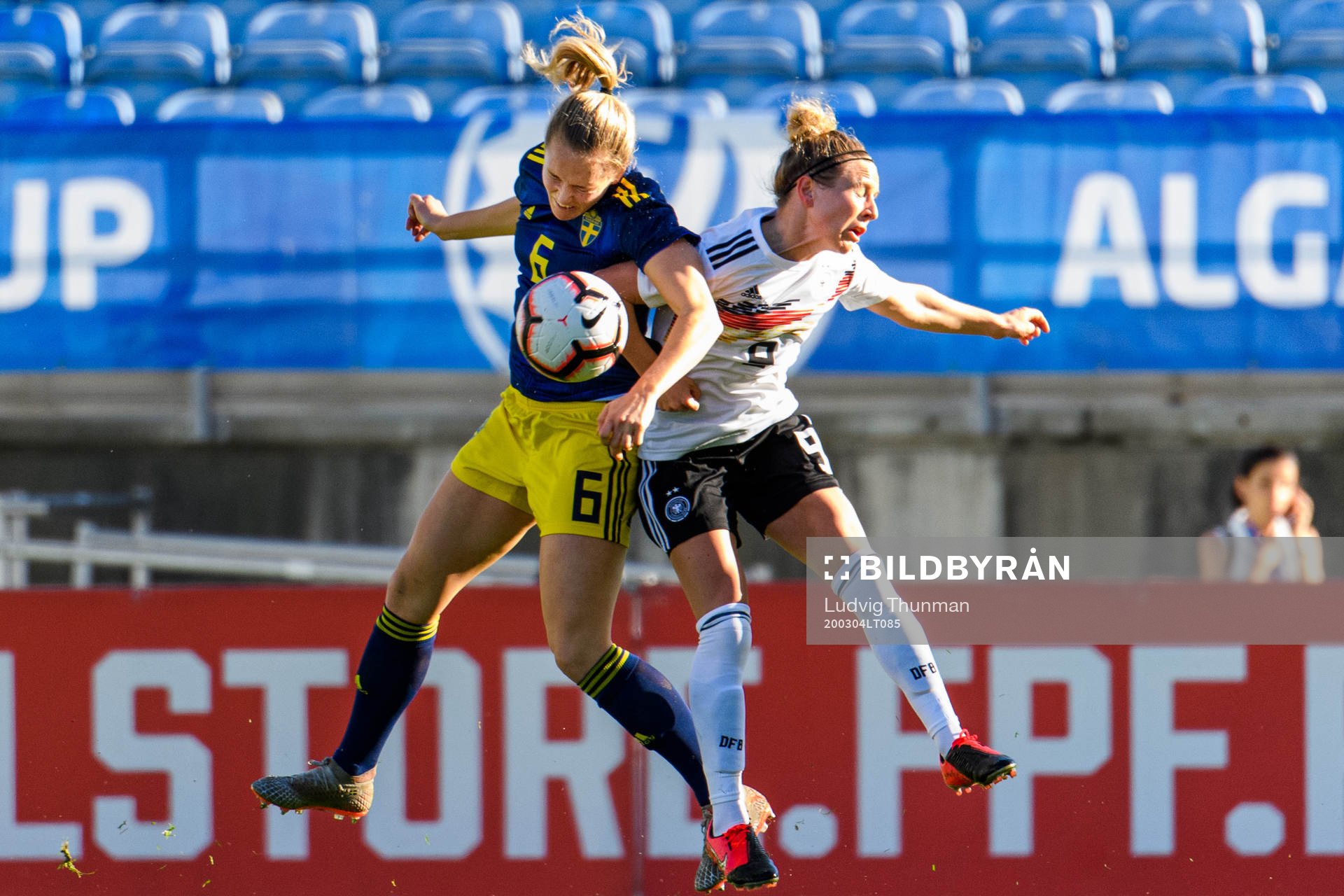 Magdalena Eriksson and Svenja Huth of Germany