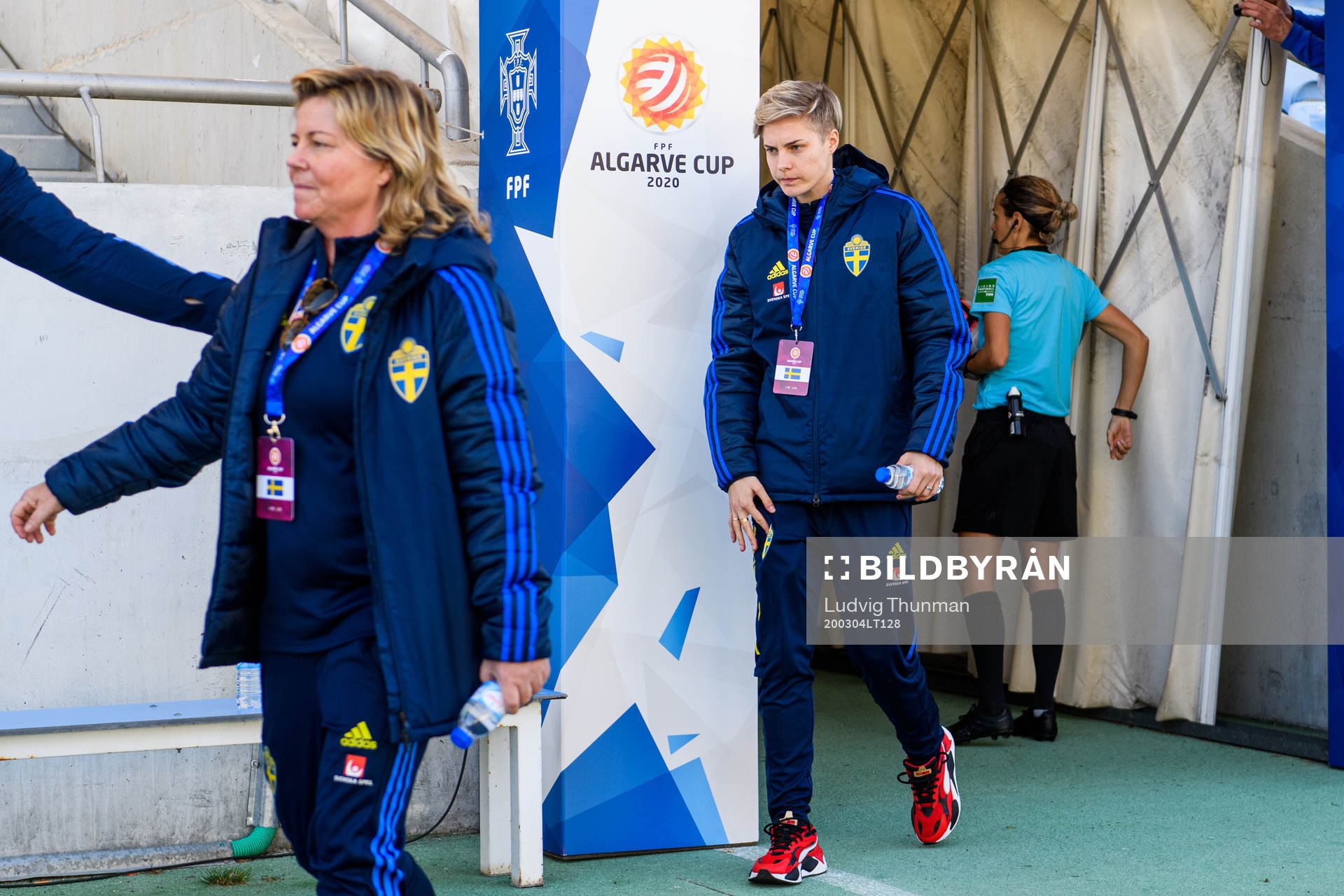 Marika Domanski Lyfors, head of delegation  and Lina Hurtig