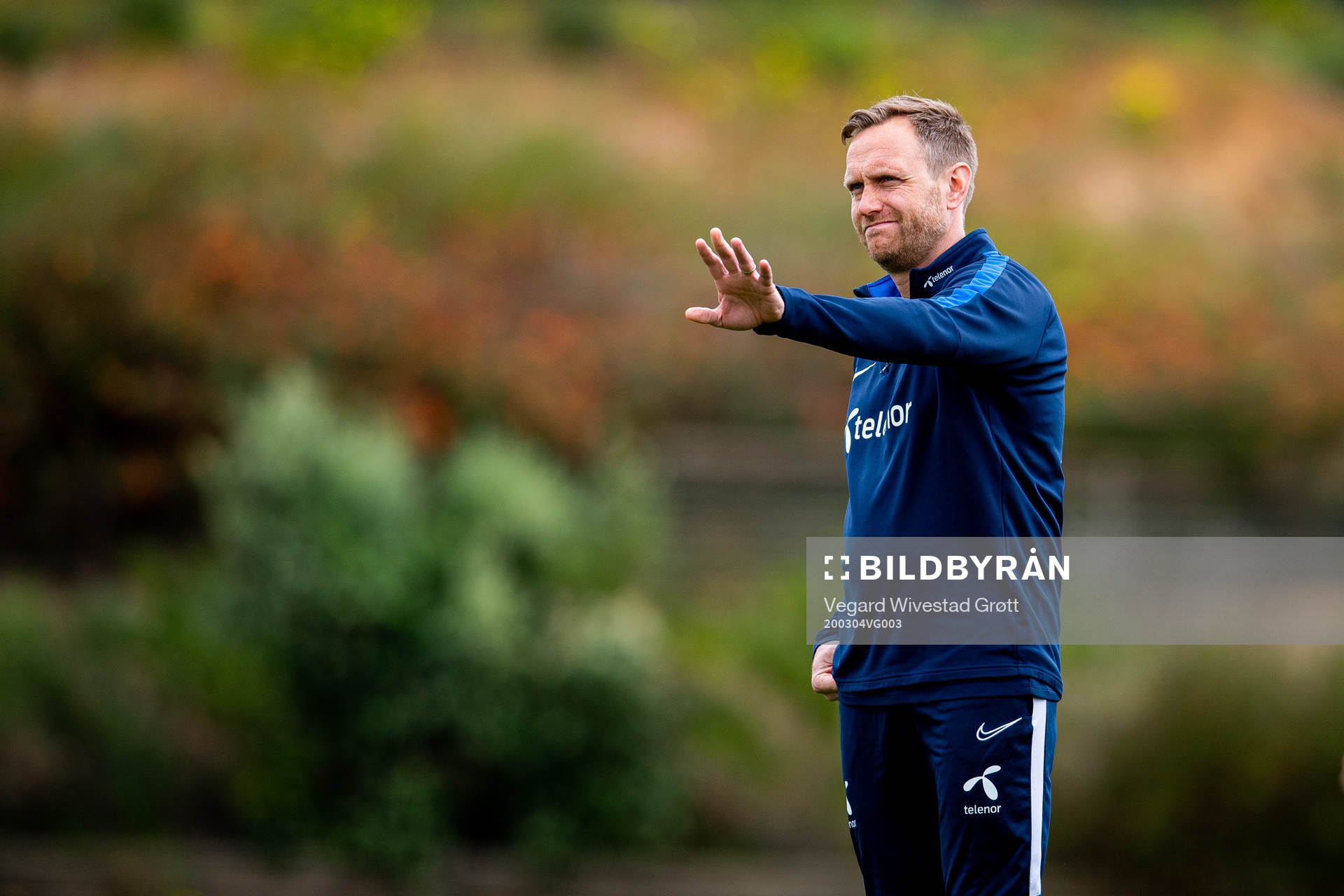 Martin Sjögren, head coach of Norway