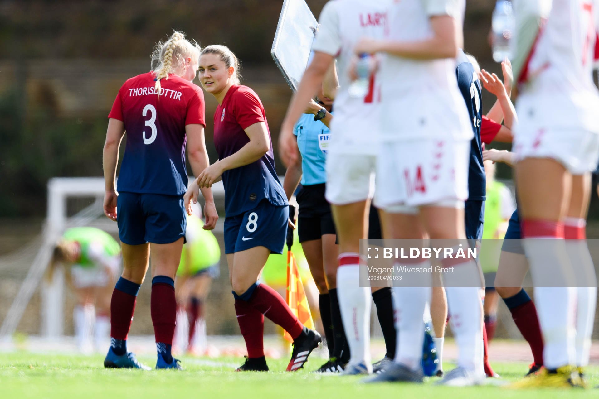 Maria Thorisdottir is replaced by Vilde Bøe Risa of Norway