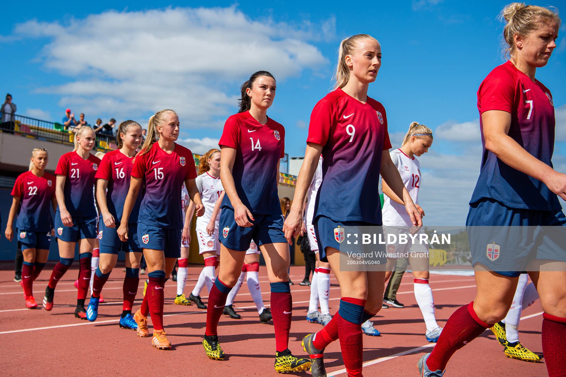 Ingrid Syrstad Engen and Anja Sønstevold of Norway