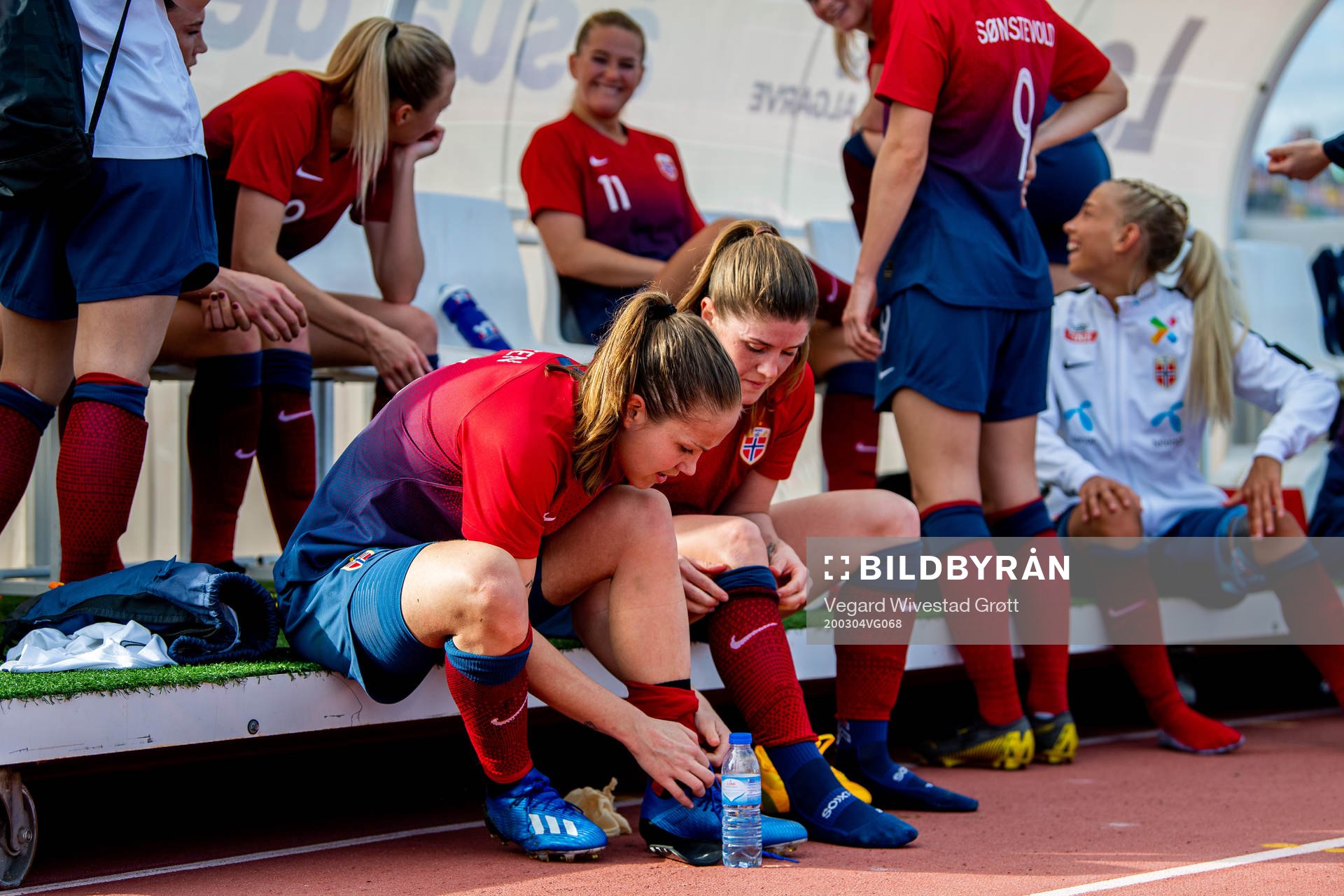 Guro Reiten and Maren Mjelde of Norway