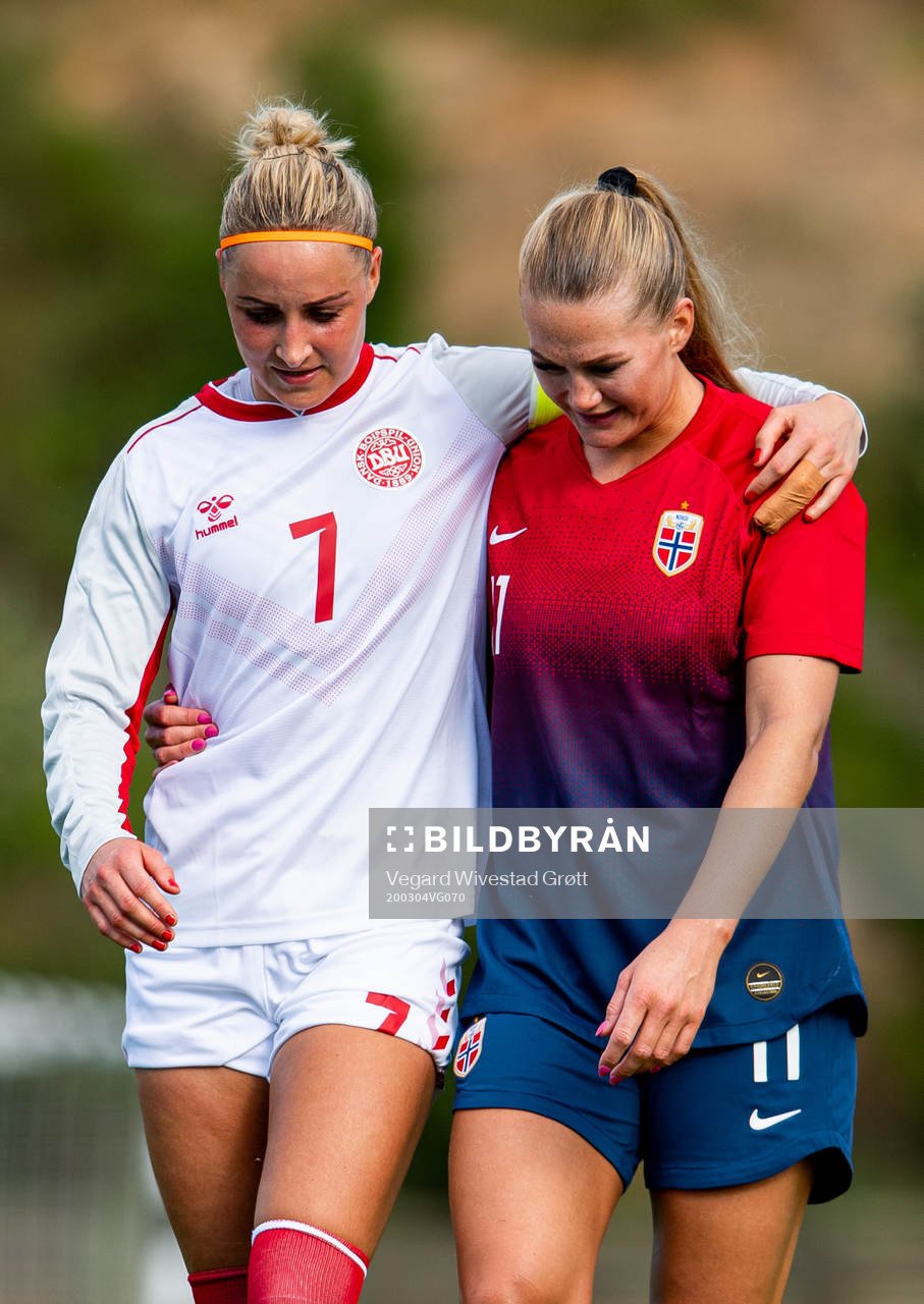 Sanne Troelsgaard of Denmark and Lisa-Marie Karlseng Utland