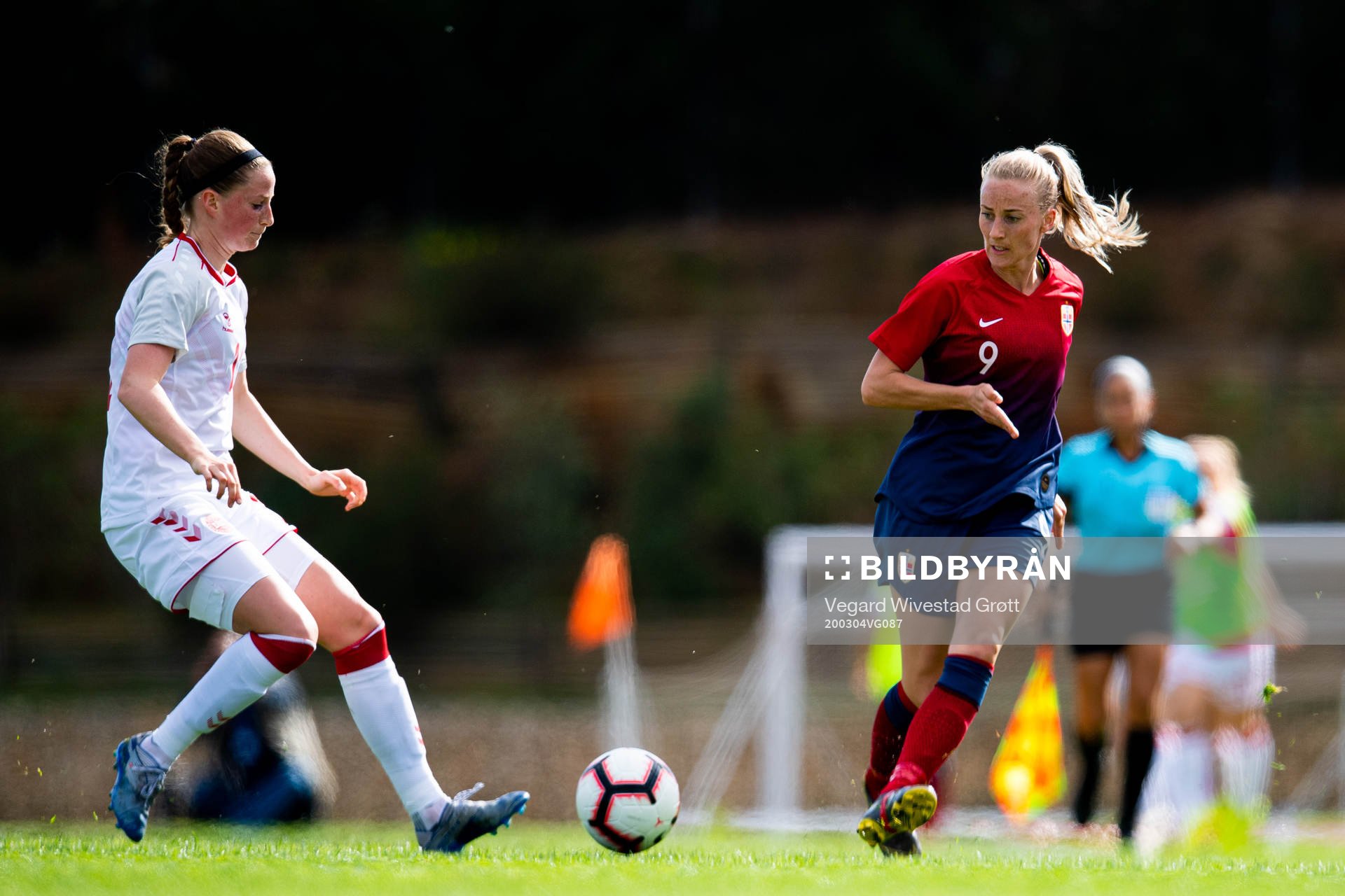 Nicoline Sørensen of Denmark and Anja Sønstevold of Norway