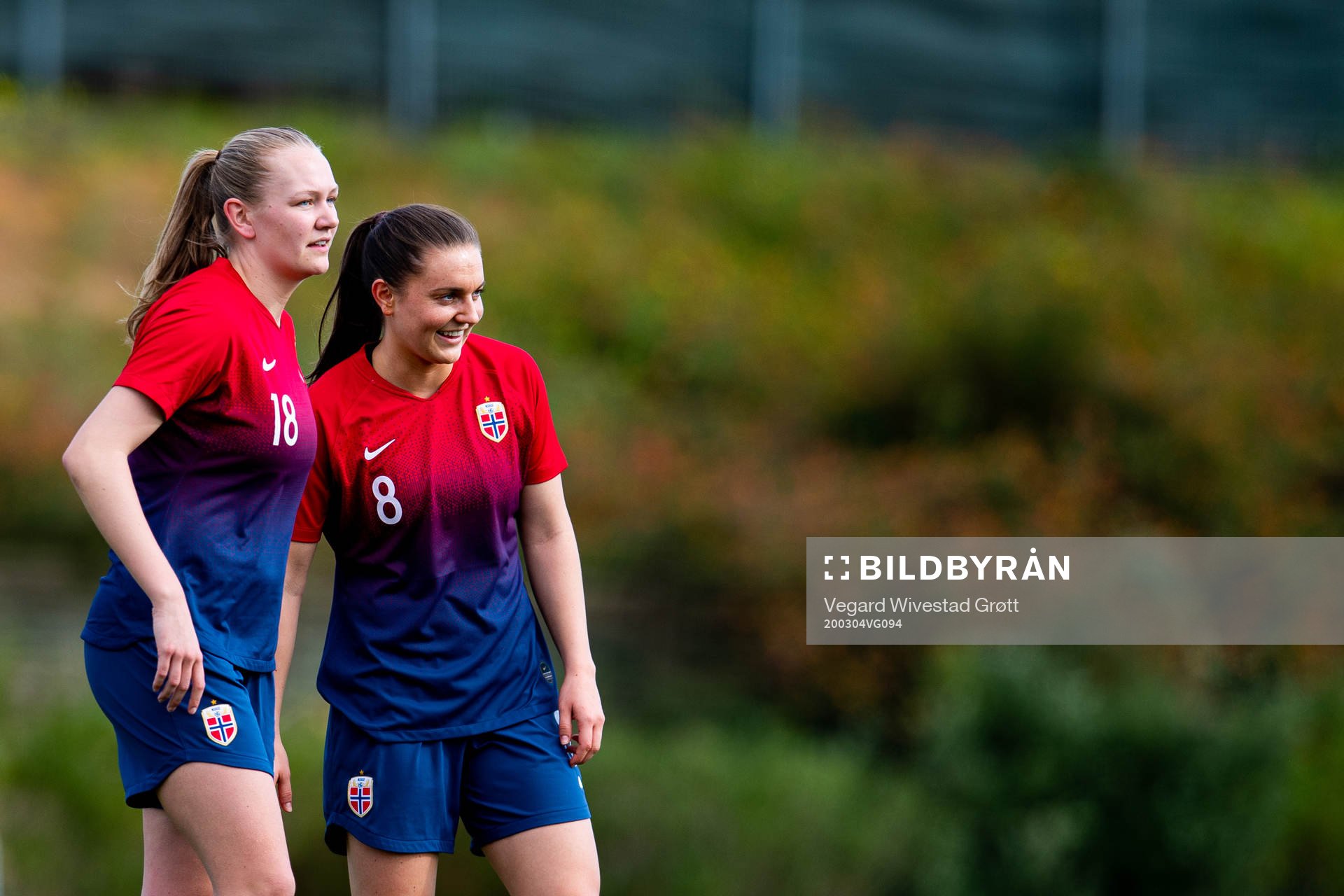 Frida Leonhardsen Maanum and Vilde Bøe Risa of Norway