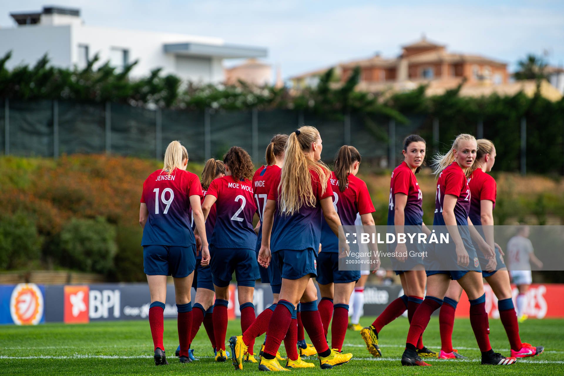 Synne Sofie Kinden Jensen of Norway celebrates with