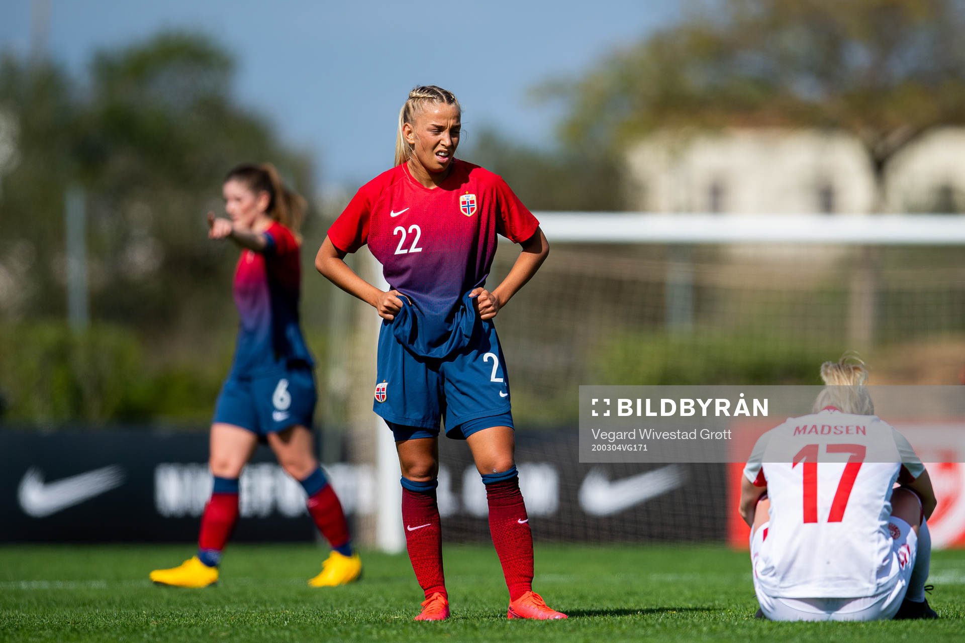 Rikke Bogetveit Nygard of Norway and Rikke Marie Madsen of